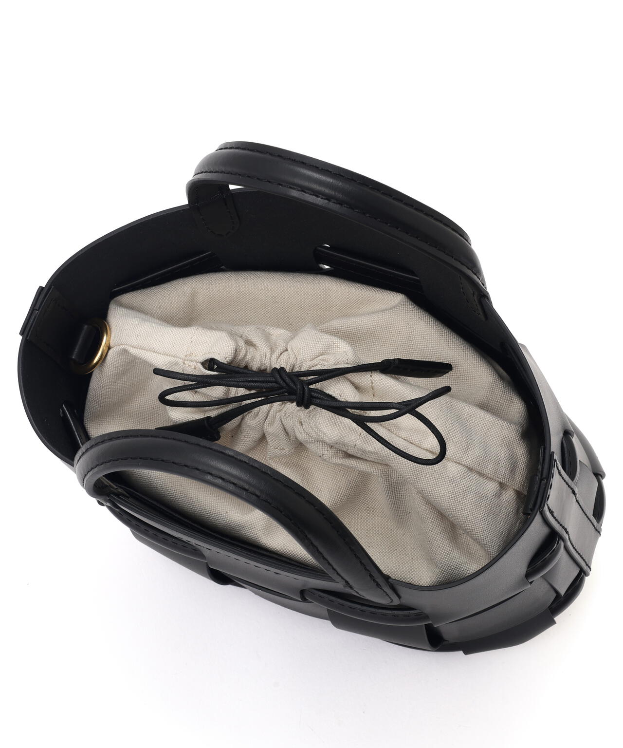 【ORSETTO】RETE レザーショルダーバッグ