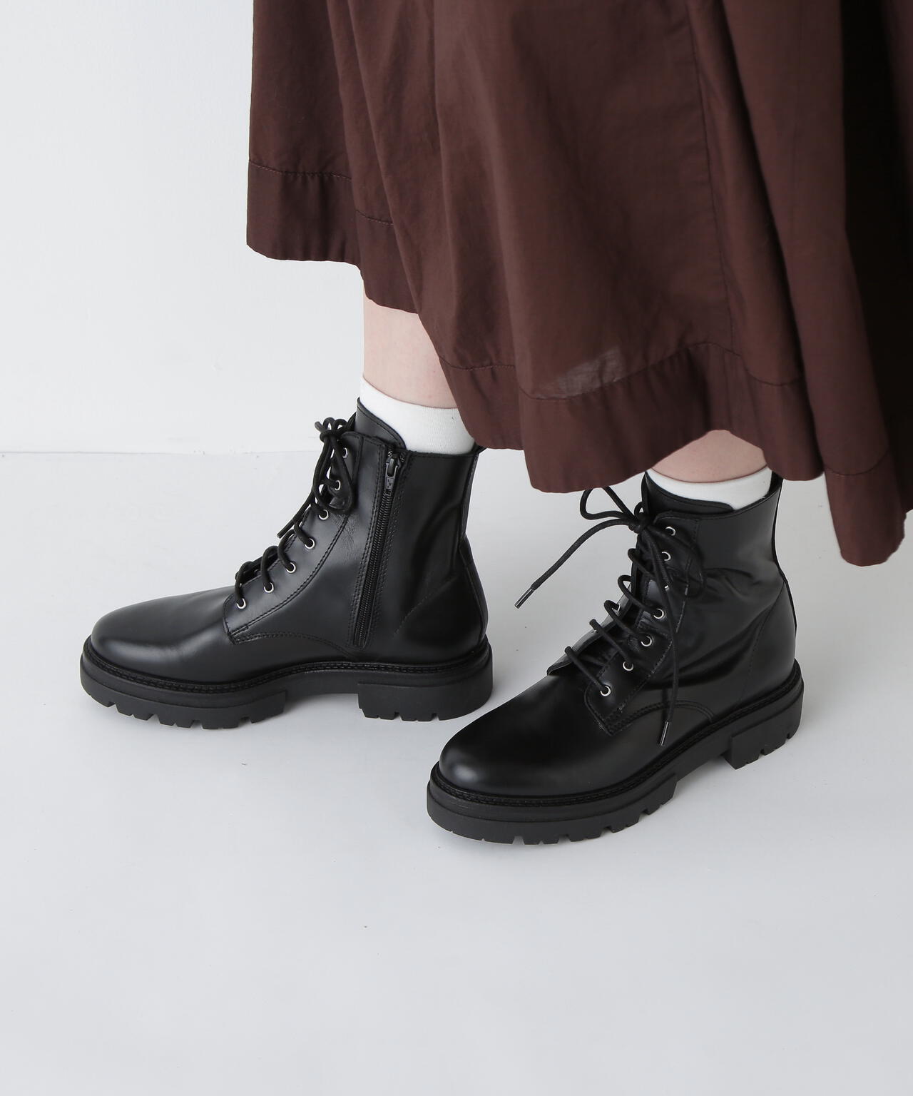 【ENESS】 レースアップブーツ