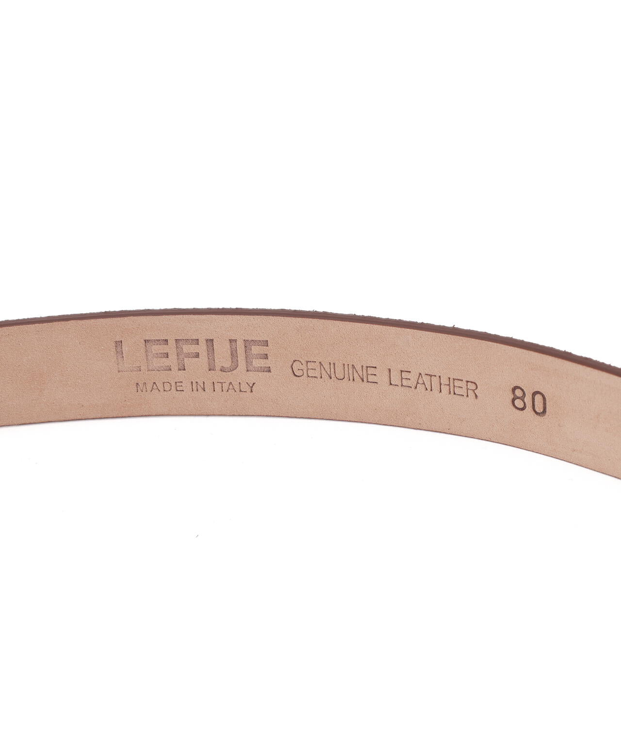 【LEFIJE】サークルバックル スエードベルト