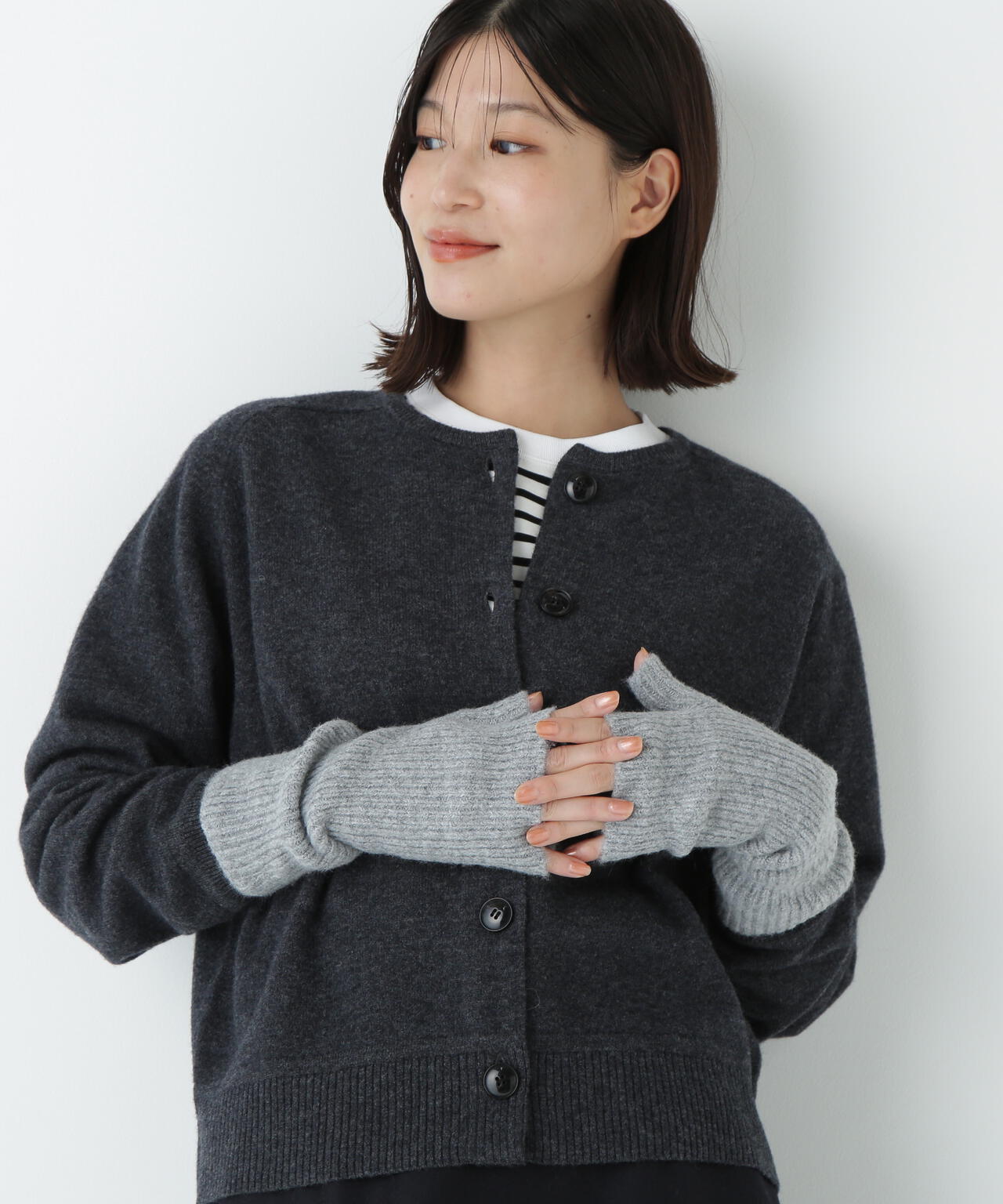 フィンガーレスニットグローブ