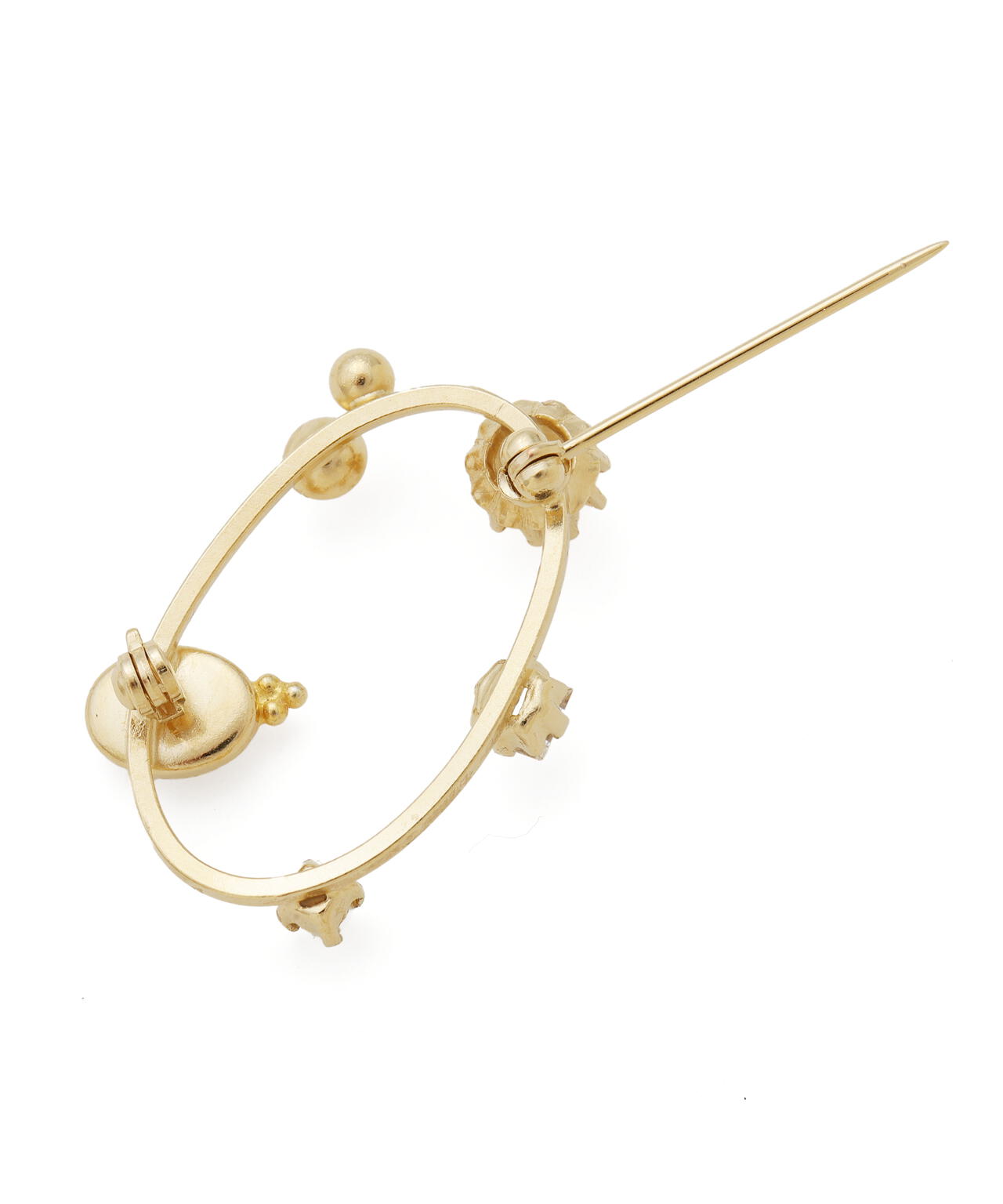 ≪Junco Parisコラボ≫オーバルパールブローチ