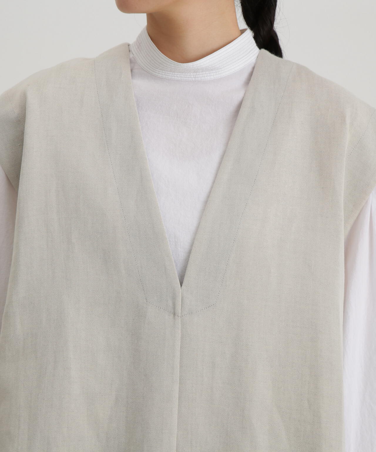 ウール麻カシドスベスト