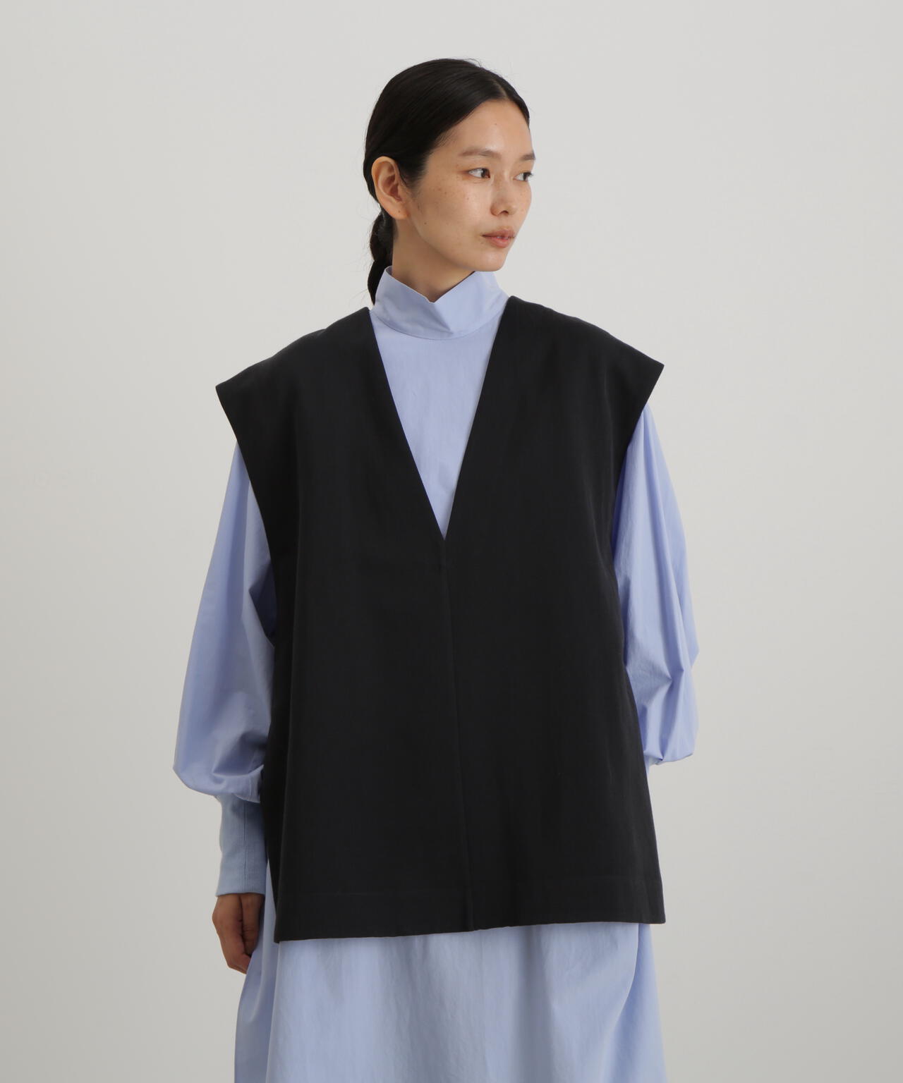 ウール麻カシドスベスト