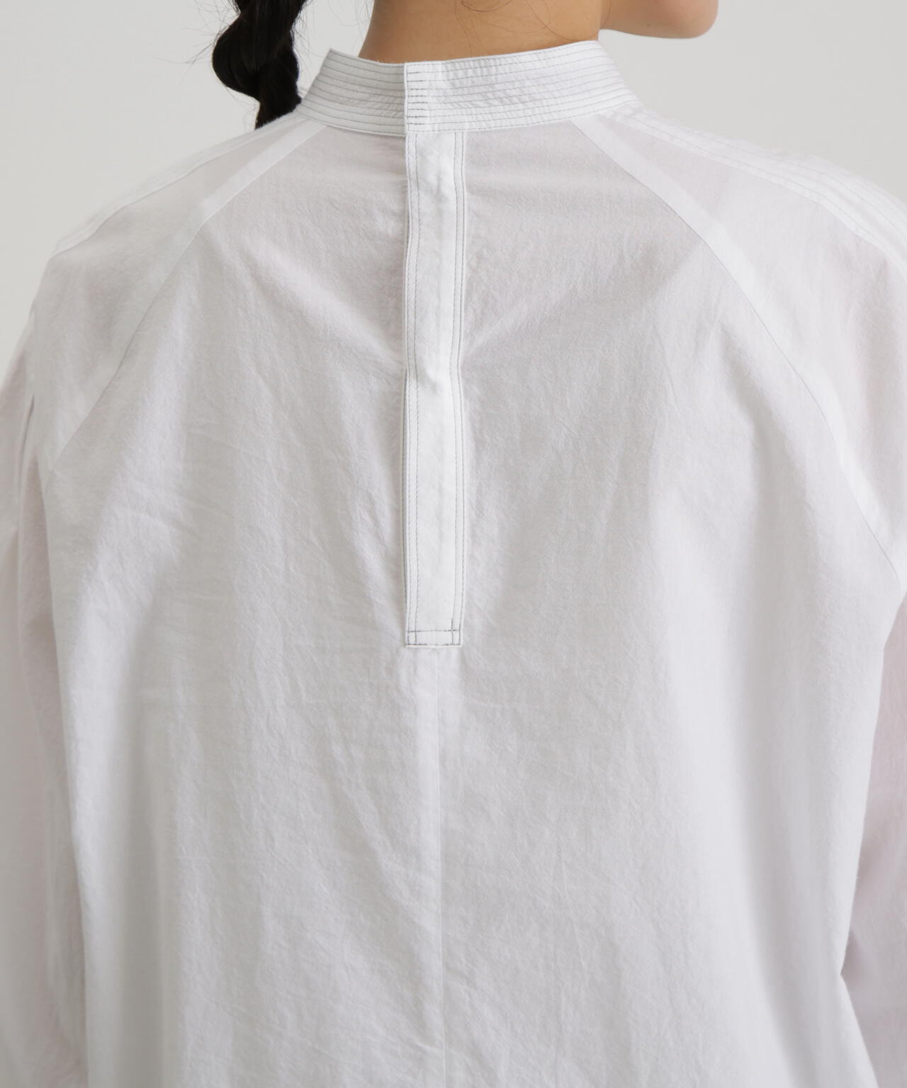 60/‐荒炊き染ラグランブラウス