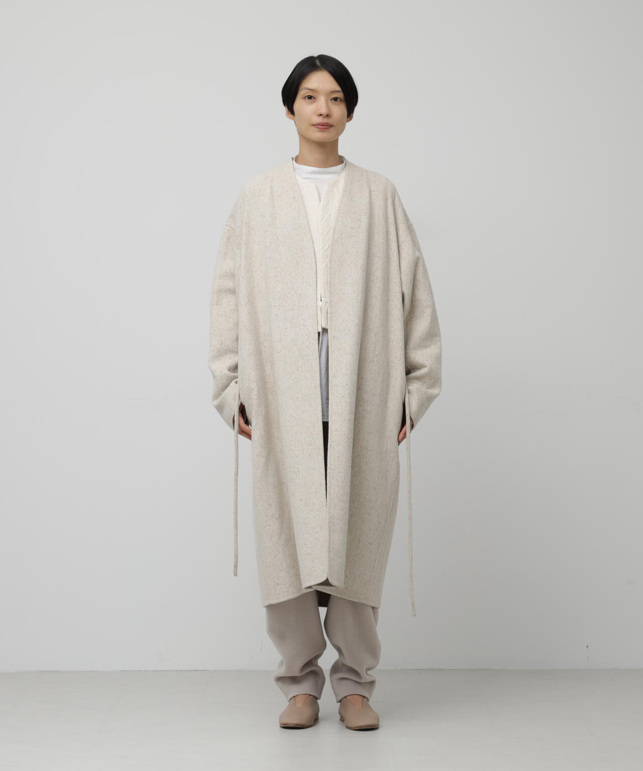 60/‐荒炊き染ラグランブラウス