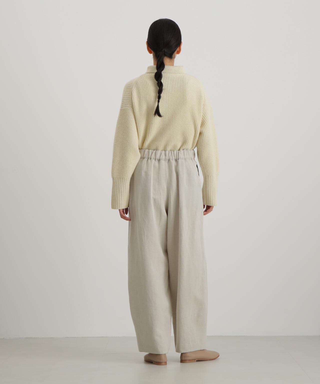 ウール麻カシドスパンツ