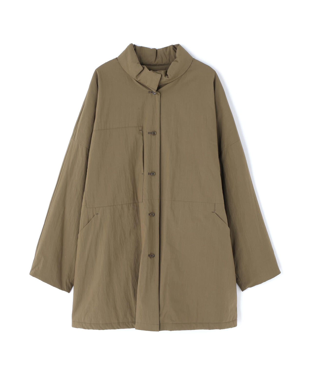 リサイクルナイロン交織ポプリンブルゾン