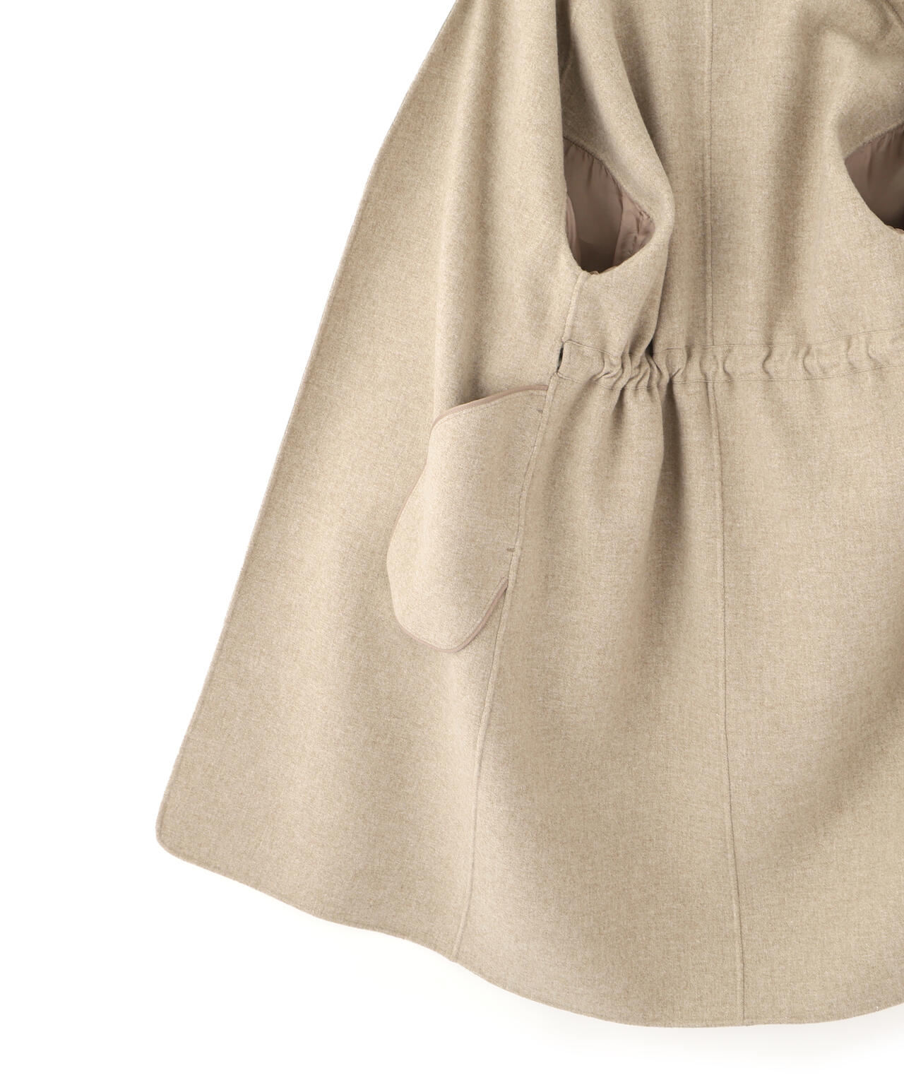 メリンプ配色リバーコート