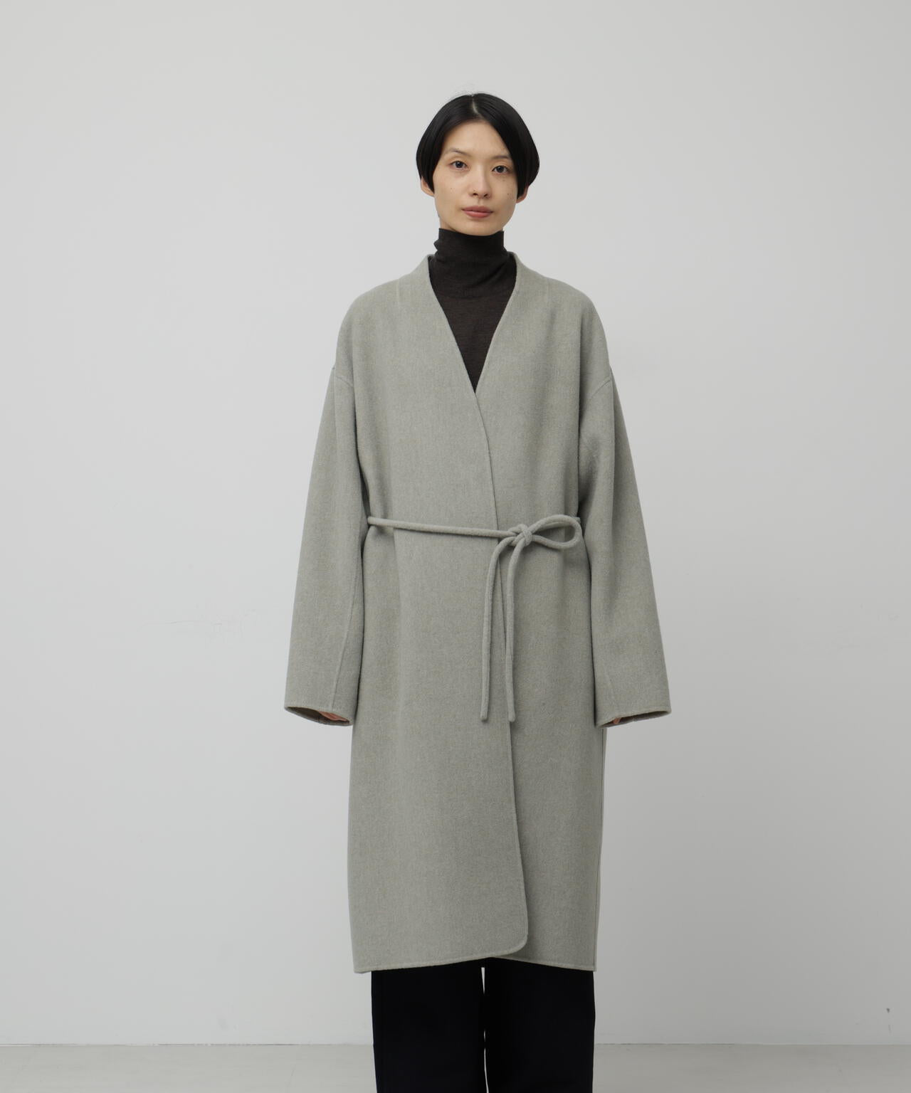 メリンプ配色リバーコート