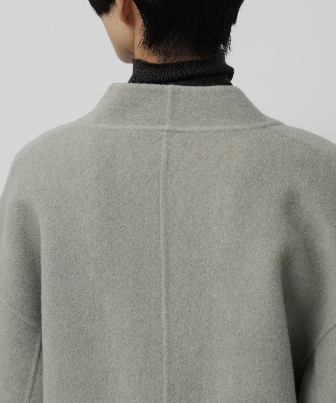 メリンプ配色リバーコート