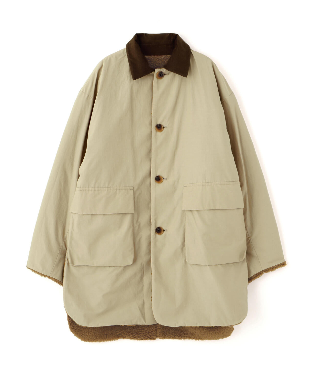 ボア・トスカーナプードルリバーシブルコート