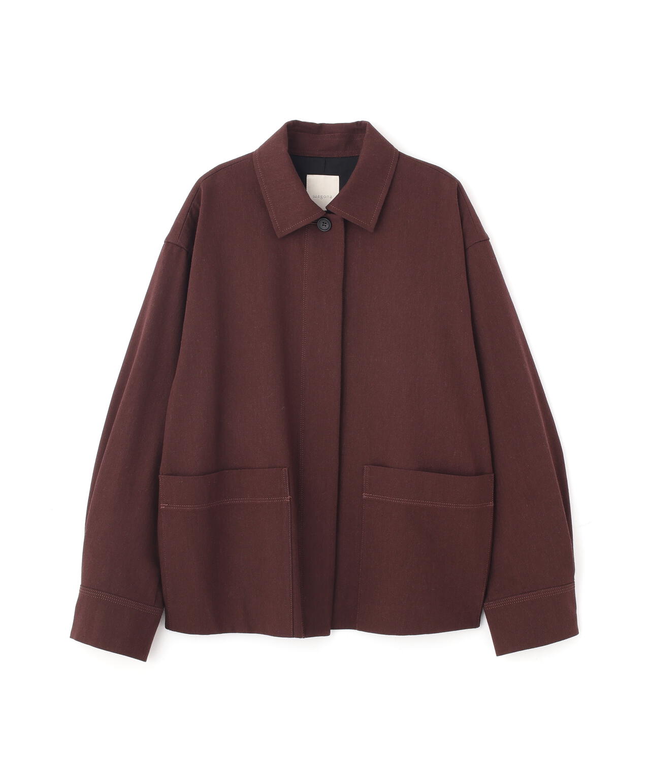 コットンウールショートブルゾン