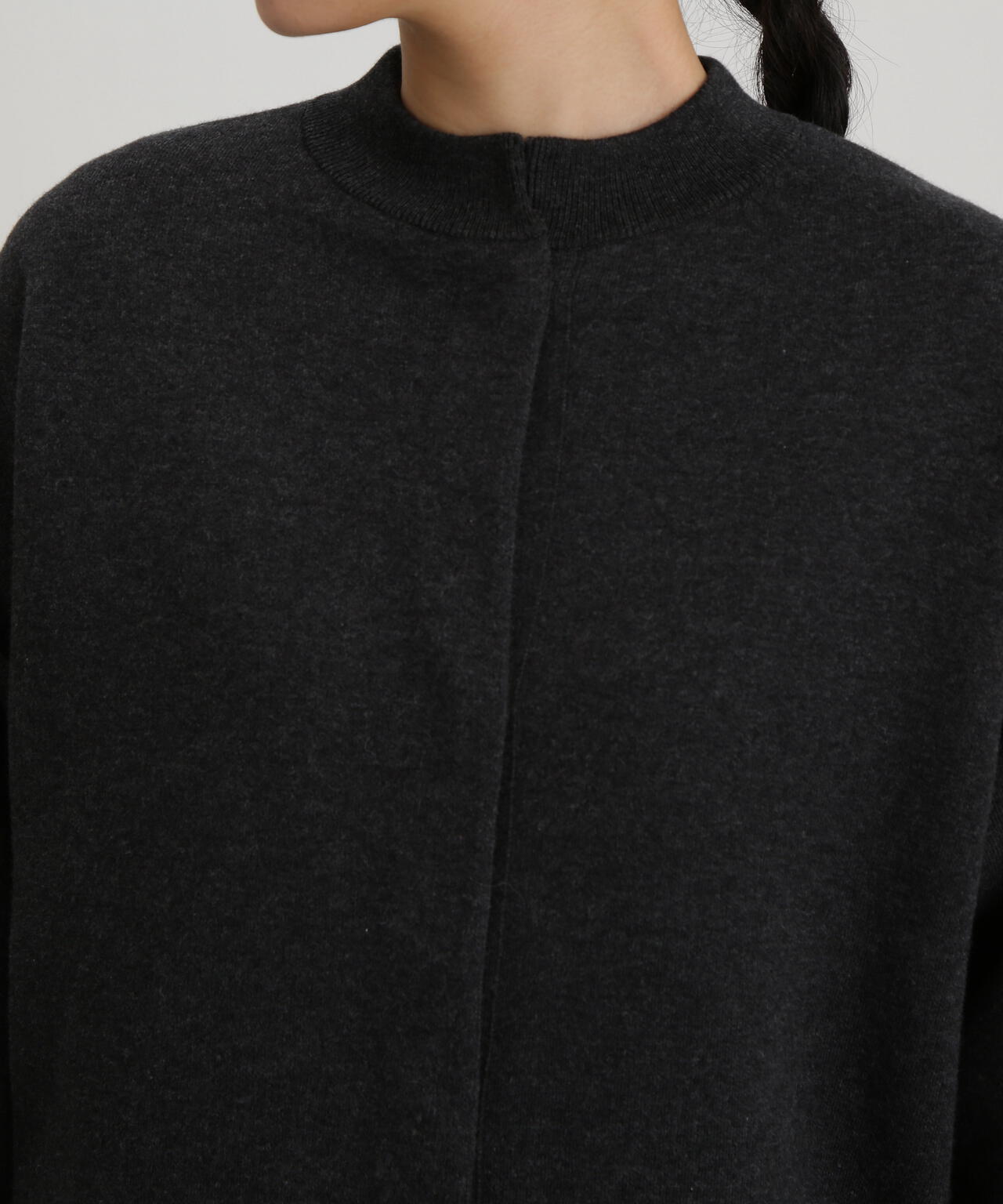 コットンカシミヤ接結ニットカーディガン