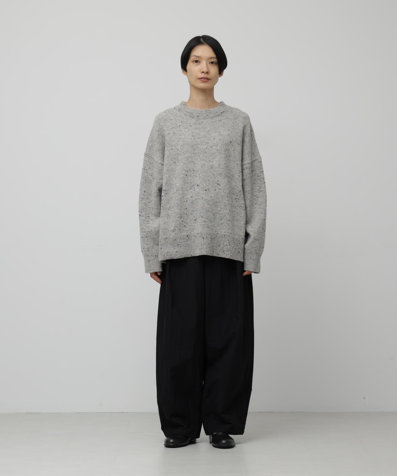 ウールネップヤーンプルオーバー