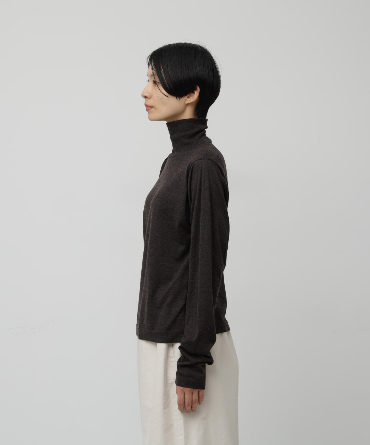 ハイゲージタートルニットプルオーバー