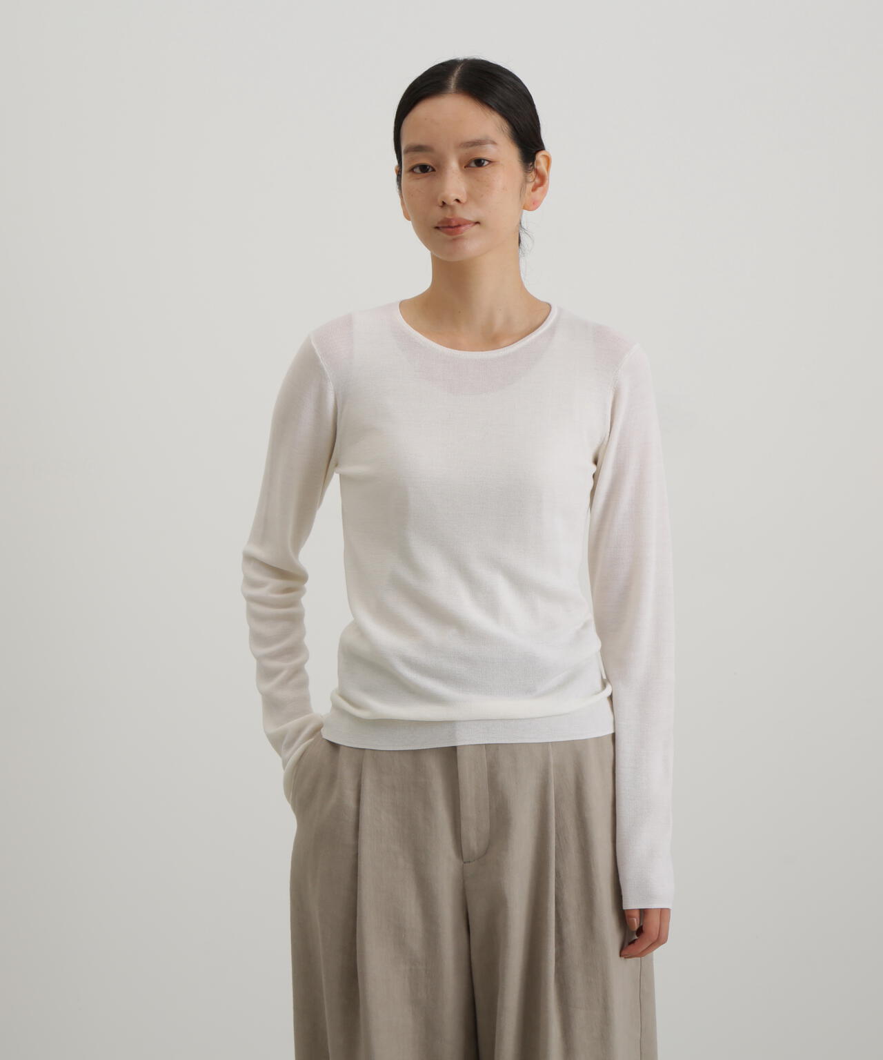 ハイゲージニットプルオーバー