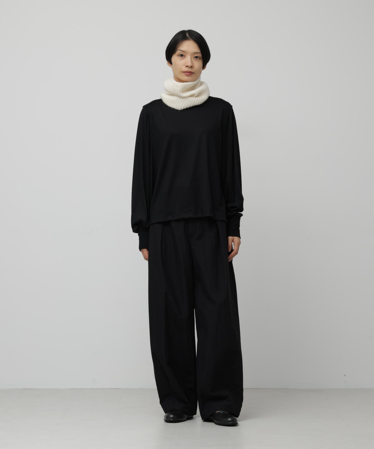OLU NATURAL BASIC カシミヤスヌード