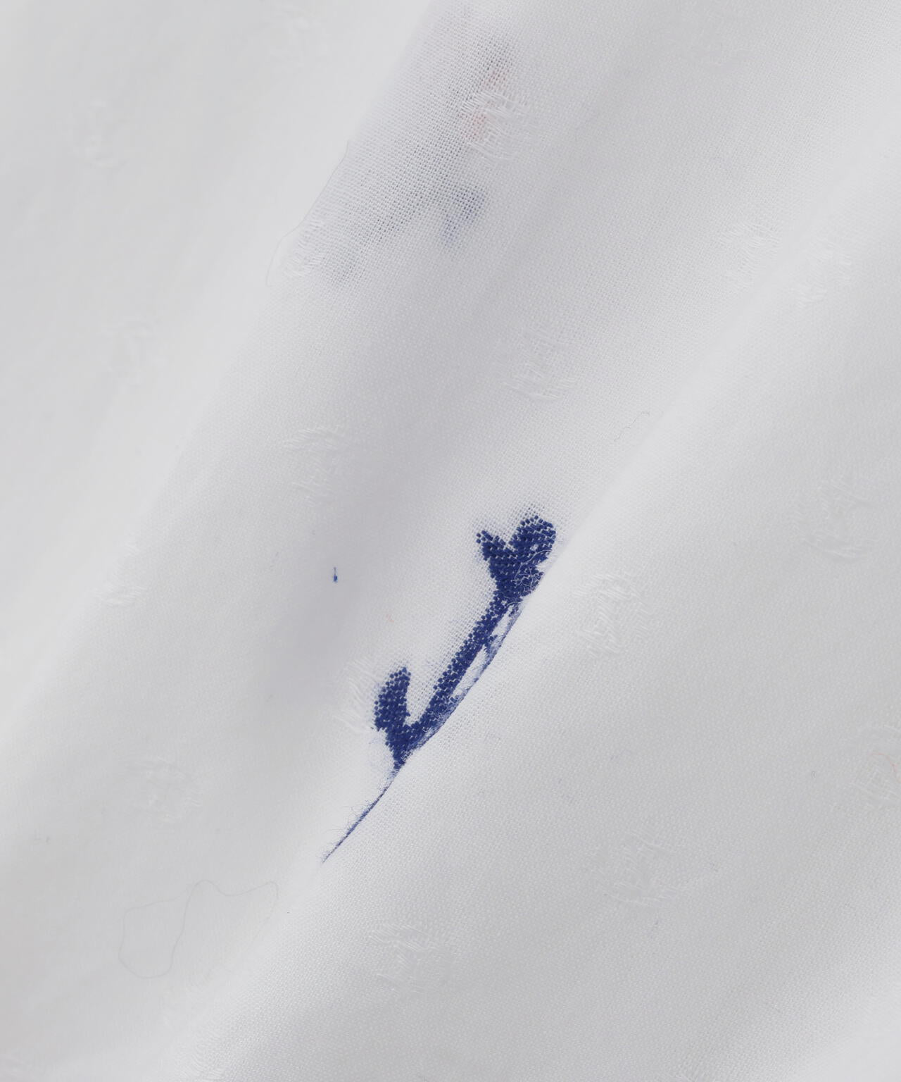 【WEB限定】NATICカットジャカードマリン柄ブラウス