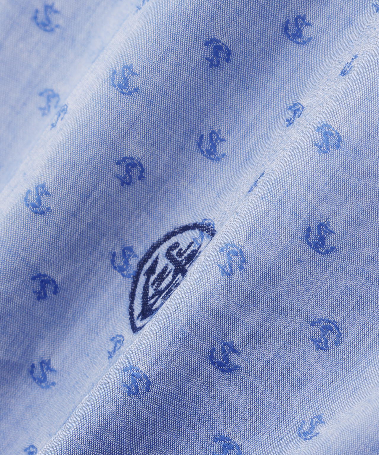 【WEB限定】NATICカットジャカードマリン柄ブラウス