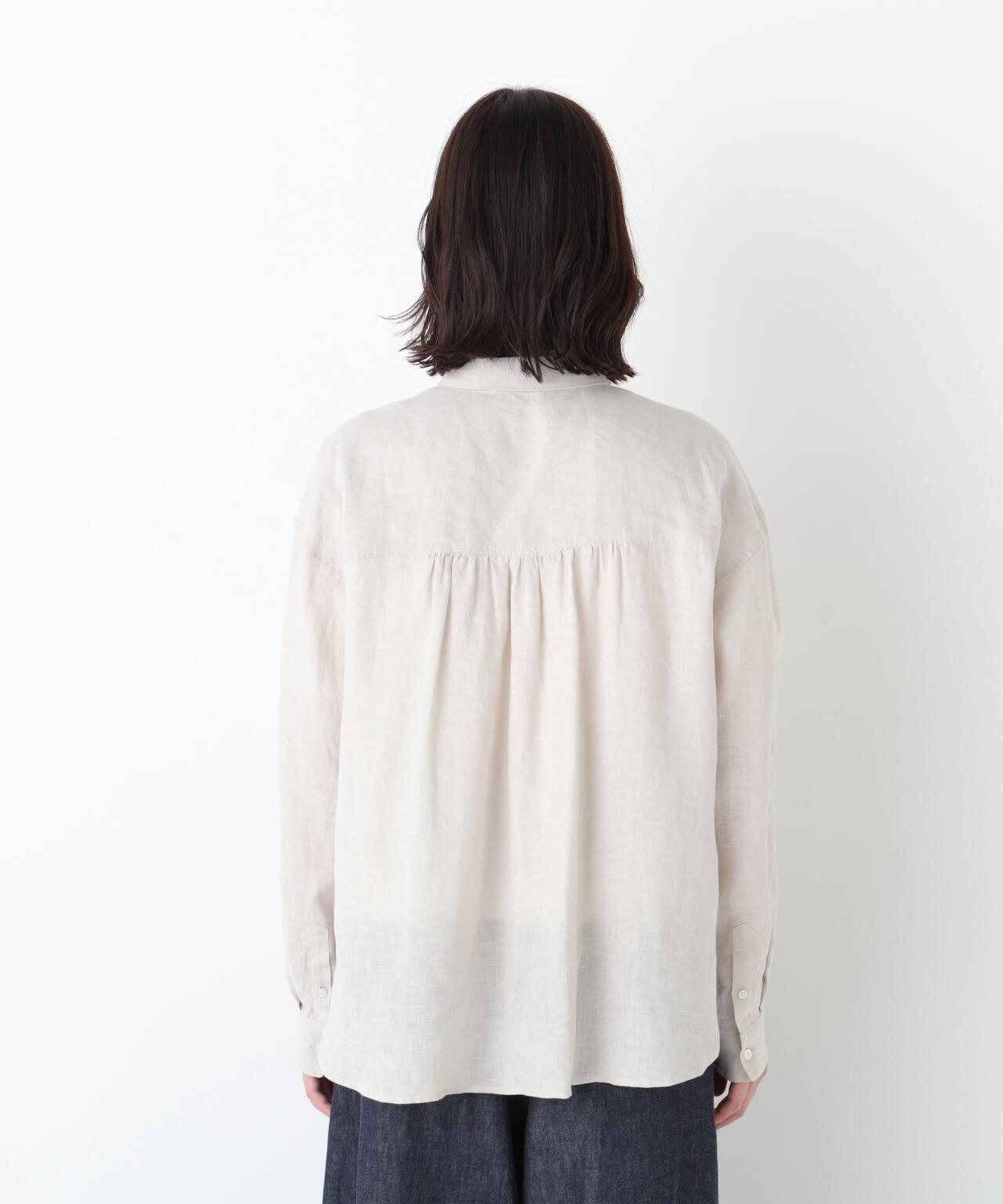 《名品 / リネン100% / 洗える》ハードマンリネンシャツ