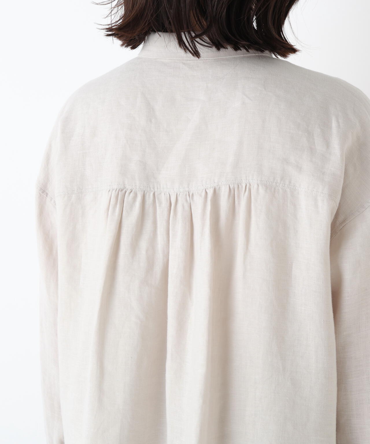 《名品 / リネン100% / 洗える》ハードマンリネンシャツ