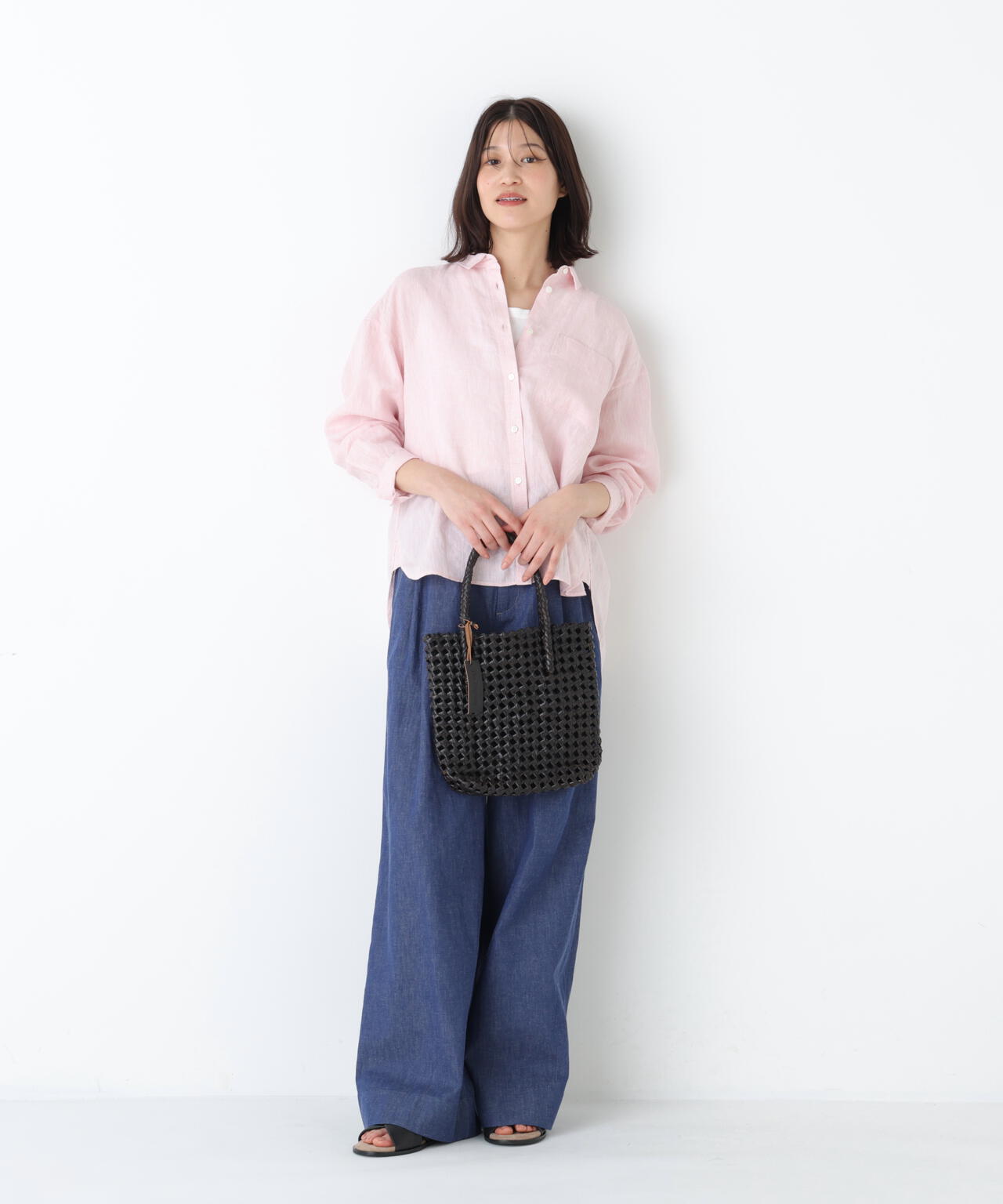 《名品 / リネン100% / 洗える》ハードマンリネンシャツ