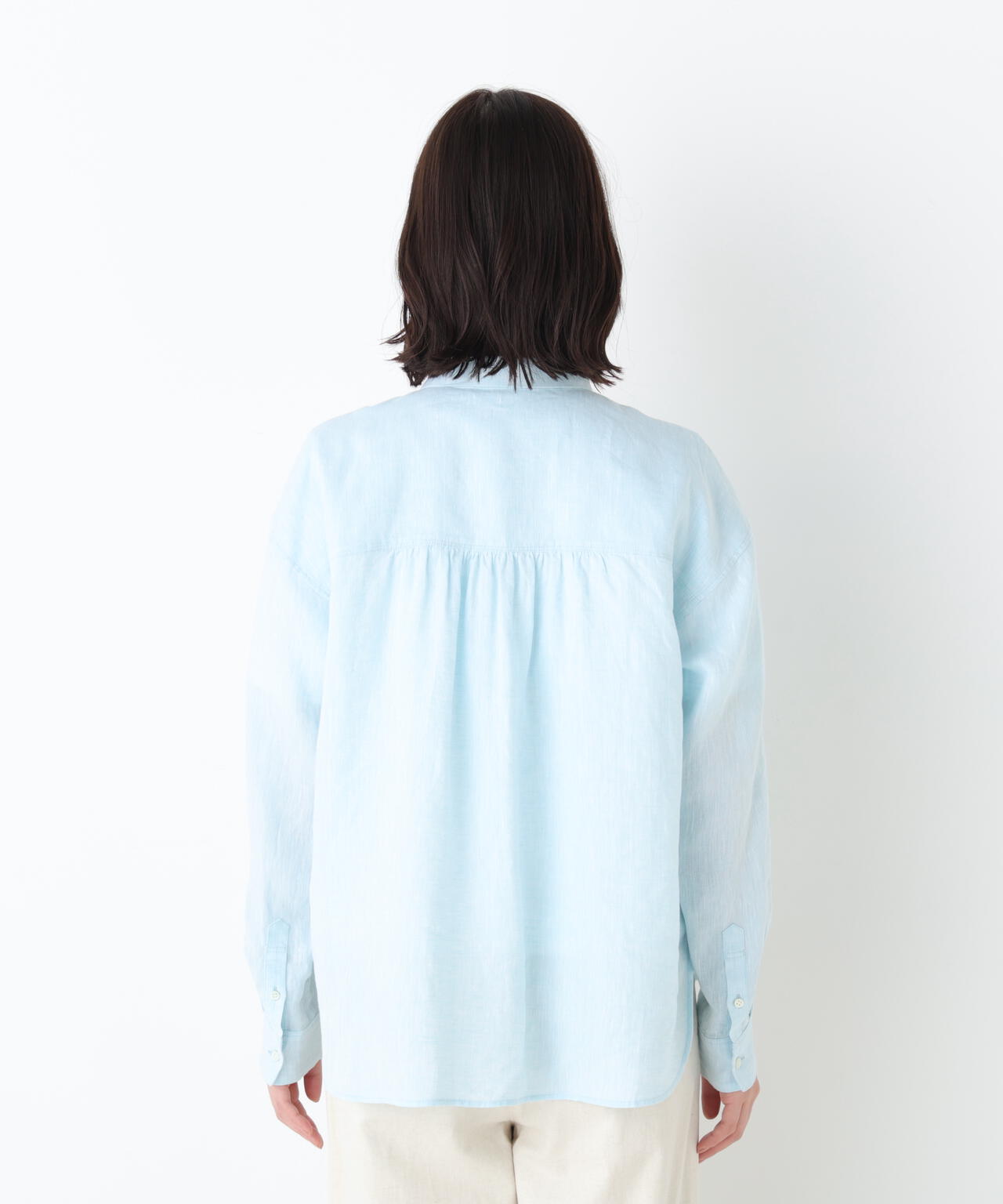 《名品 / リネン100% / 洗える》ハードマンリネンシャツ