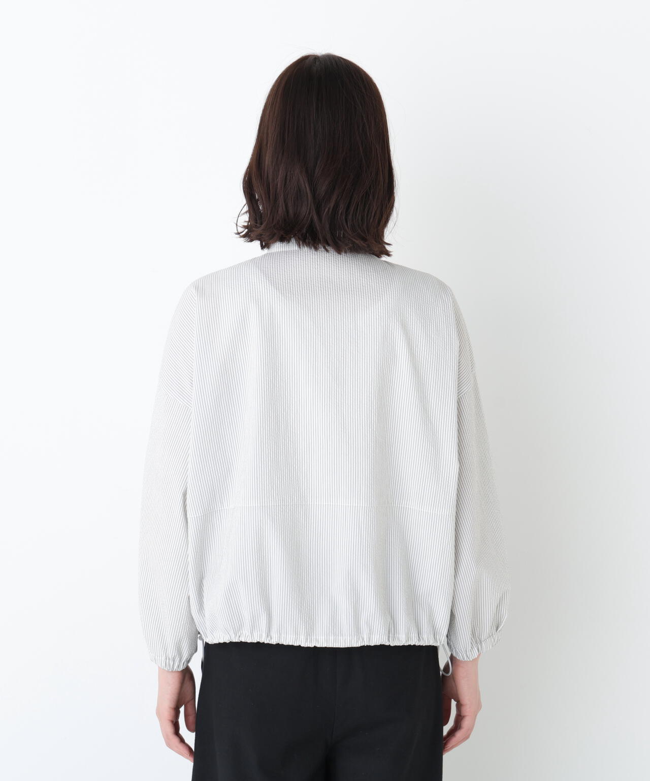 《洗える》サッカーシャツ羽織り