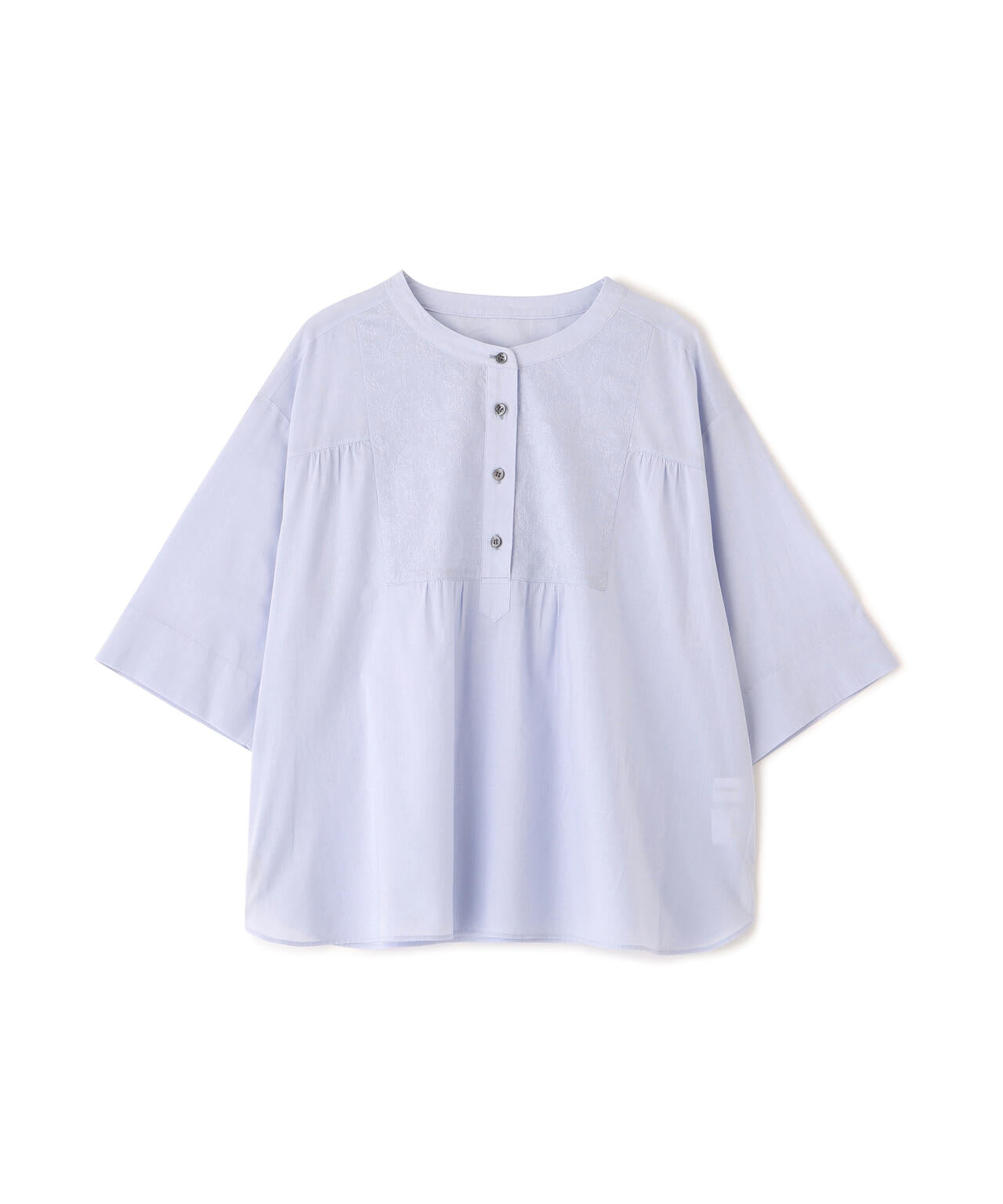 《洗える / Good Price》エンブロイダリードッキングブラウス