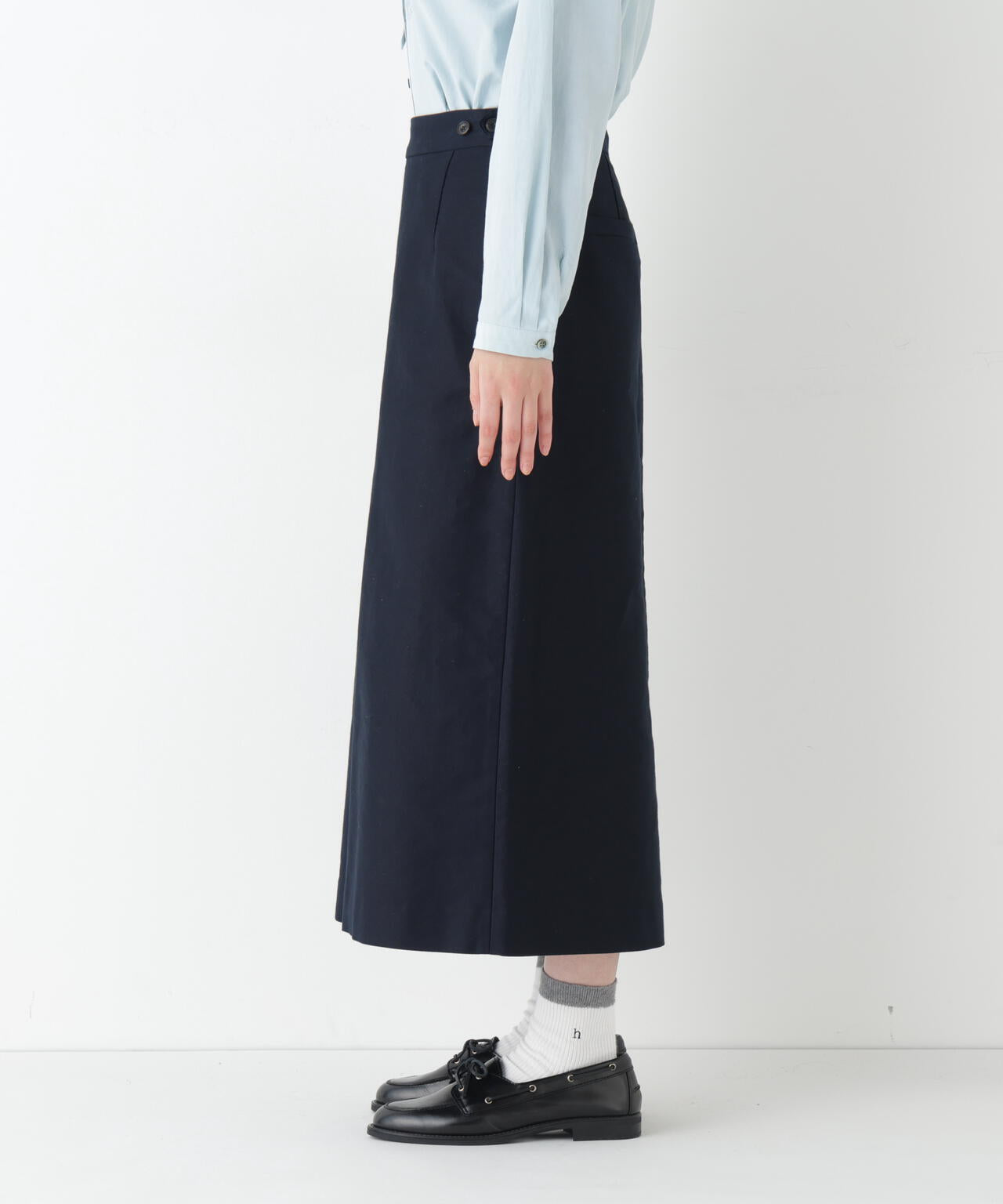 ≪洗える≫ライトモールスキンAラインスカート
