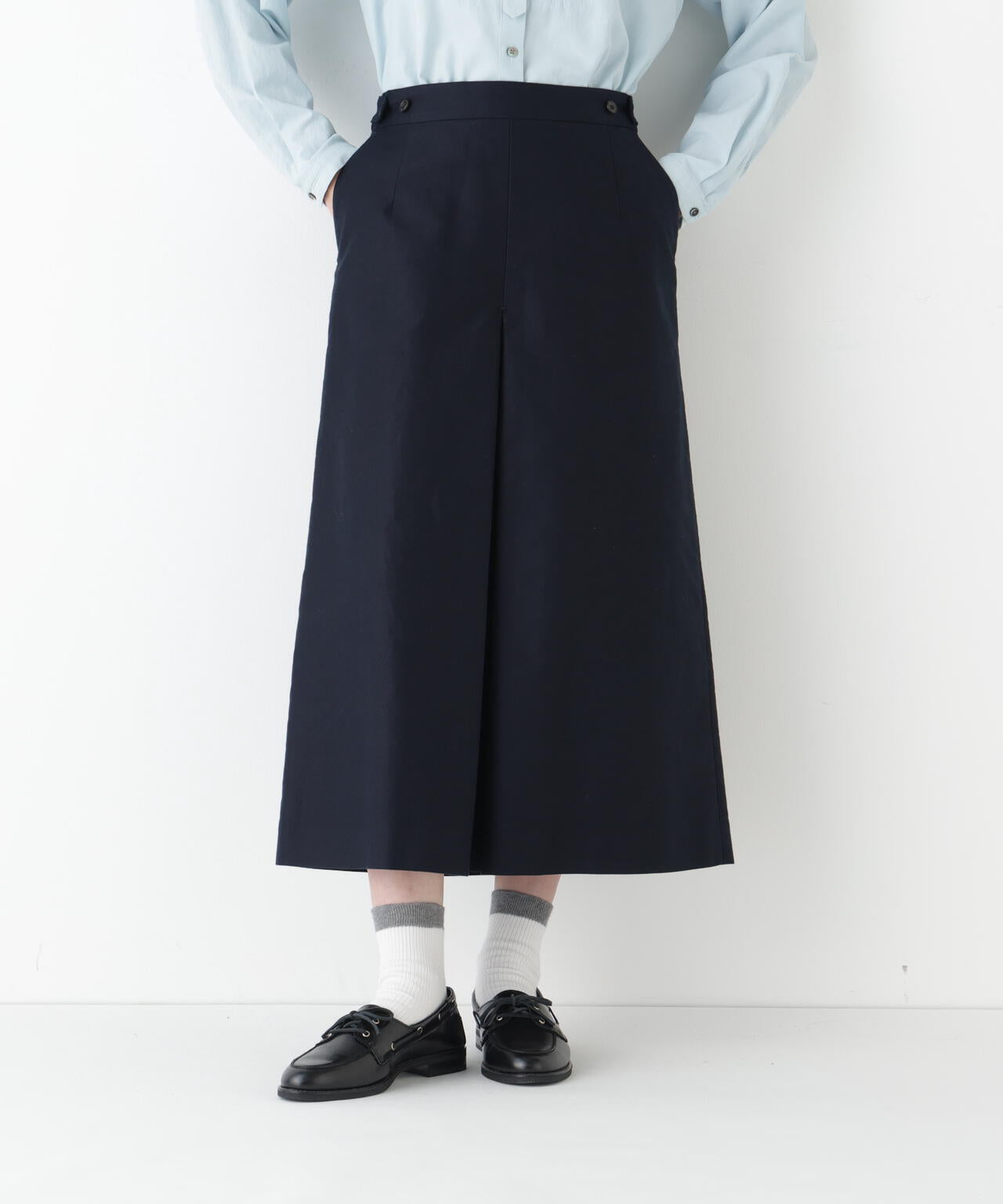 ≪洗える≫ライトモールスキンAラインスカート