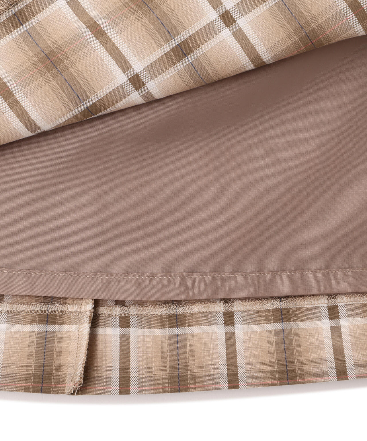 オリジナル先染めチェックタックスカート