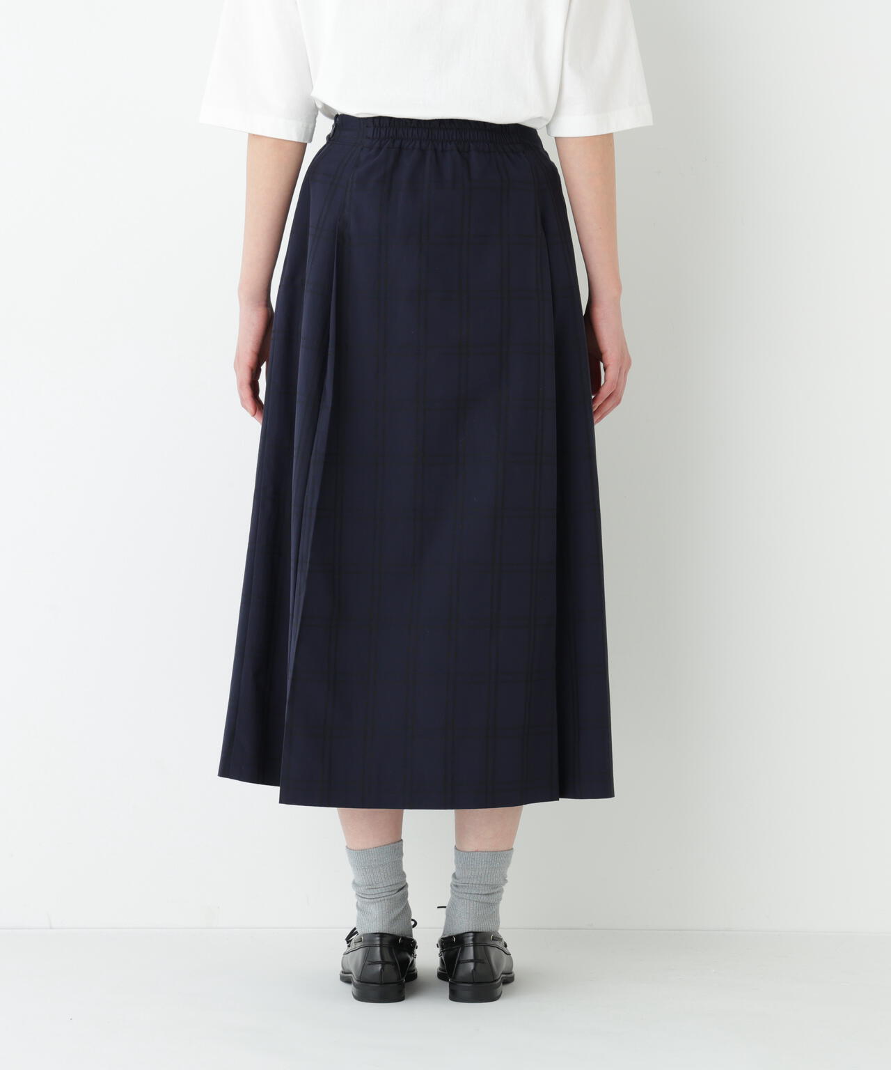 オリジナル先染めチェックタックスカート