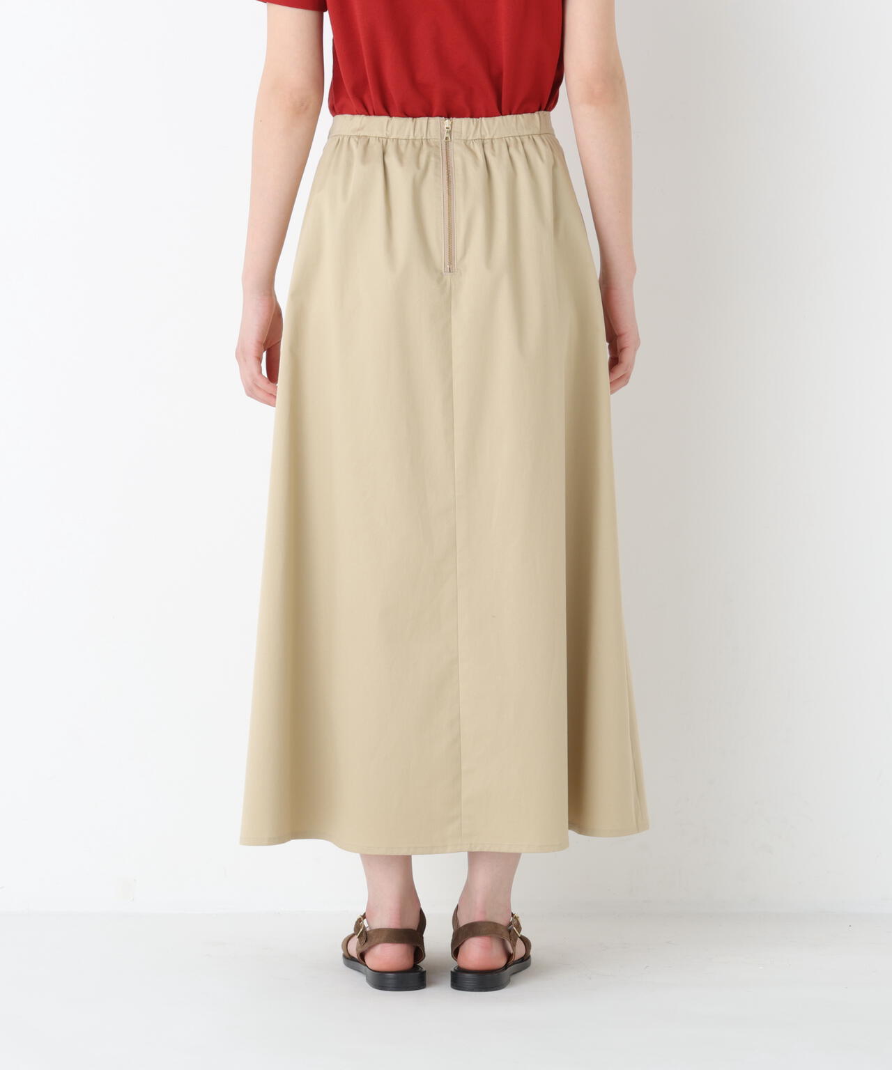 《洗える》ライトチノフレアスカート