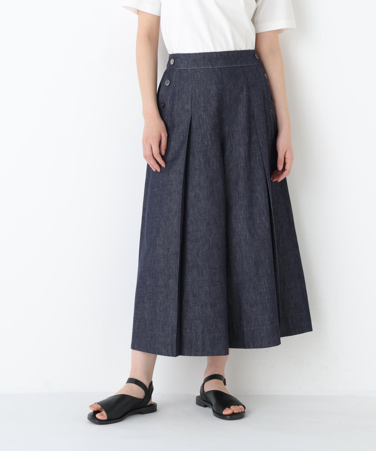 《定番素材 / マルチサイズ / 洗える》ライトオンスデニムタックスカーチョ