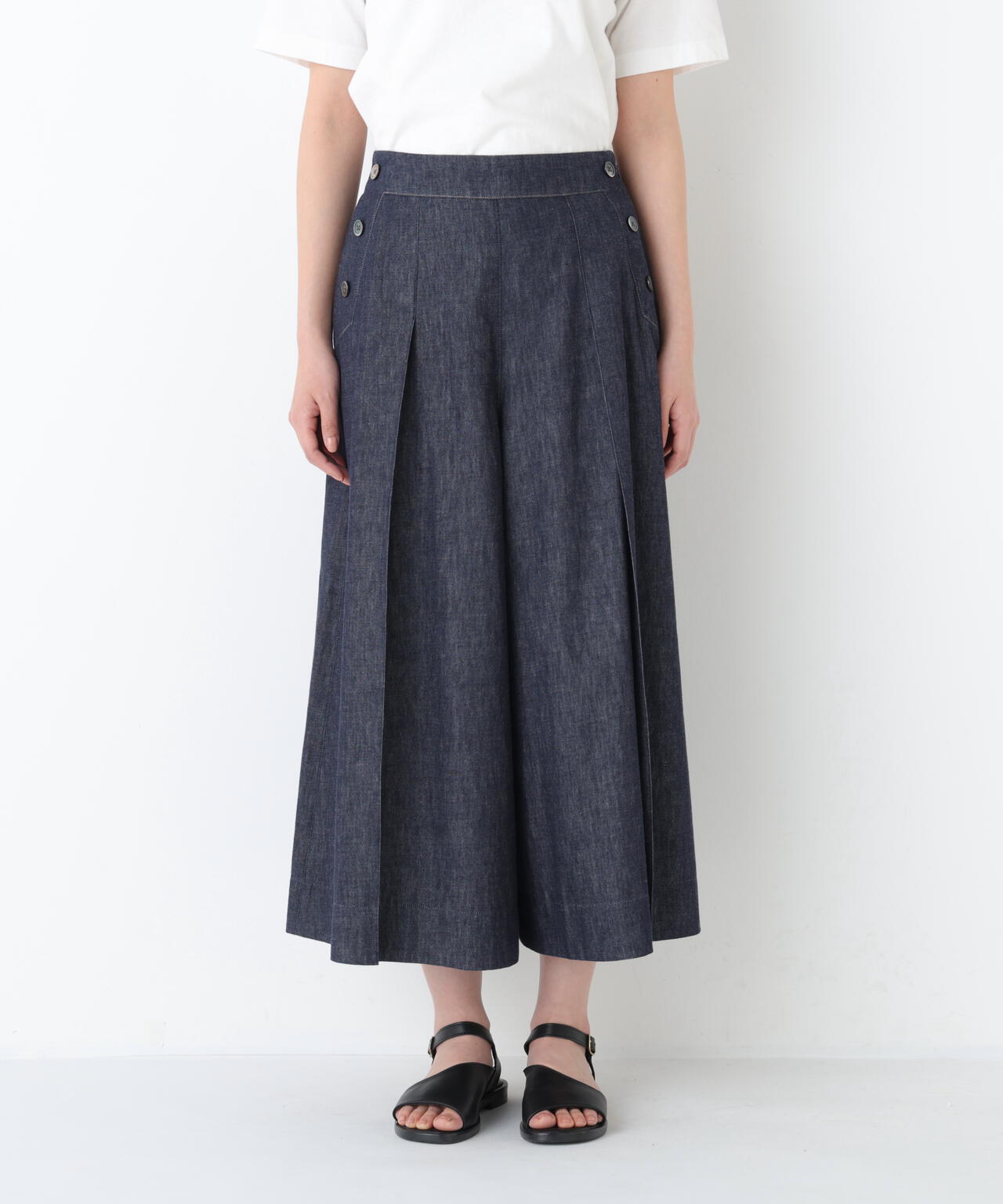 《定番素材 / マルチサイズ / 洗える》ライトオンスデニムタックスカーチョ