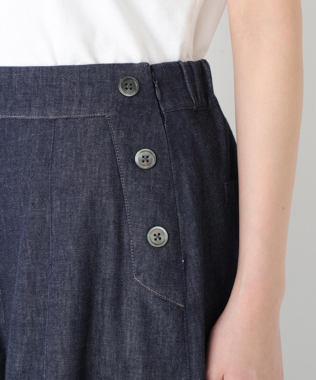 《定番素材 / マルチサイズ / 洗える》ライトオンスデニムタックスカーチョ