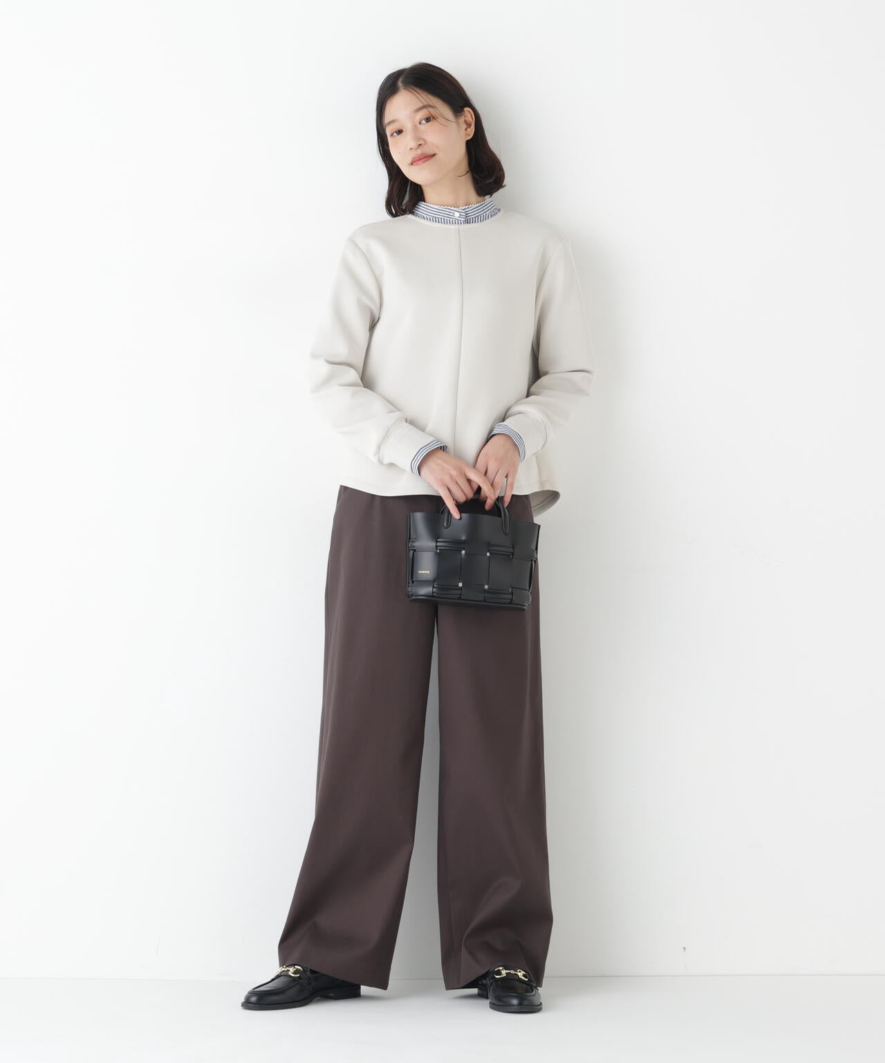 OGダブルクロスセミワイドパンツ