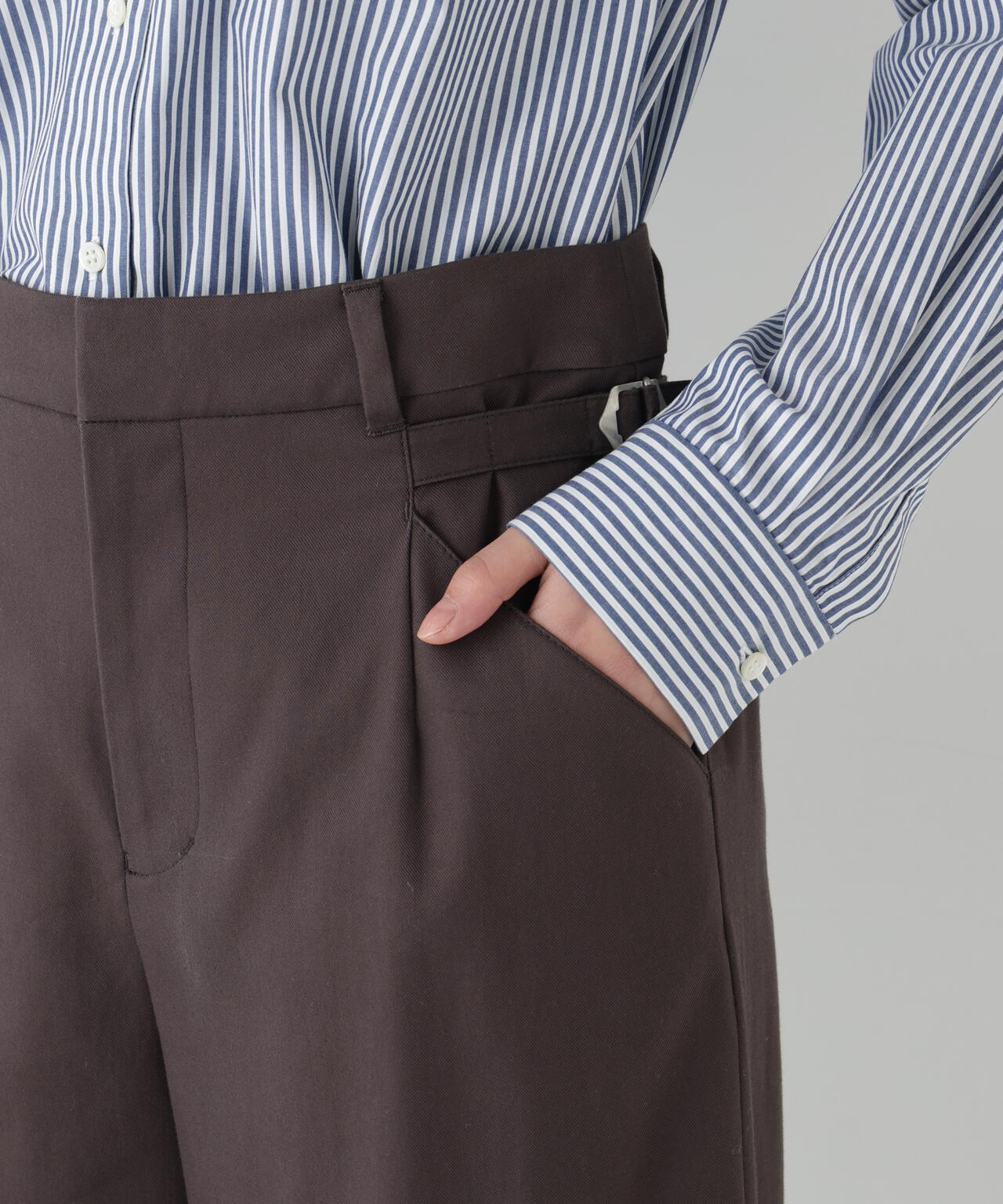 OGダブルクロスセミワイドパンツ