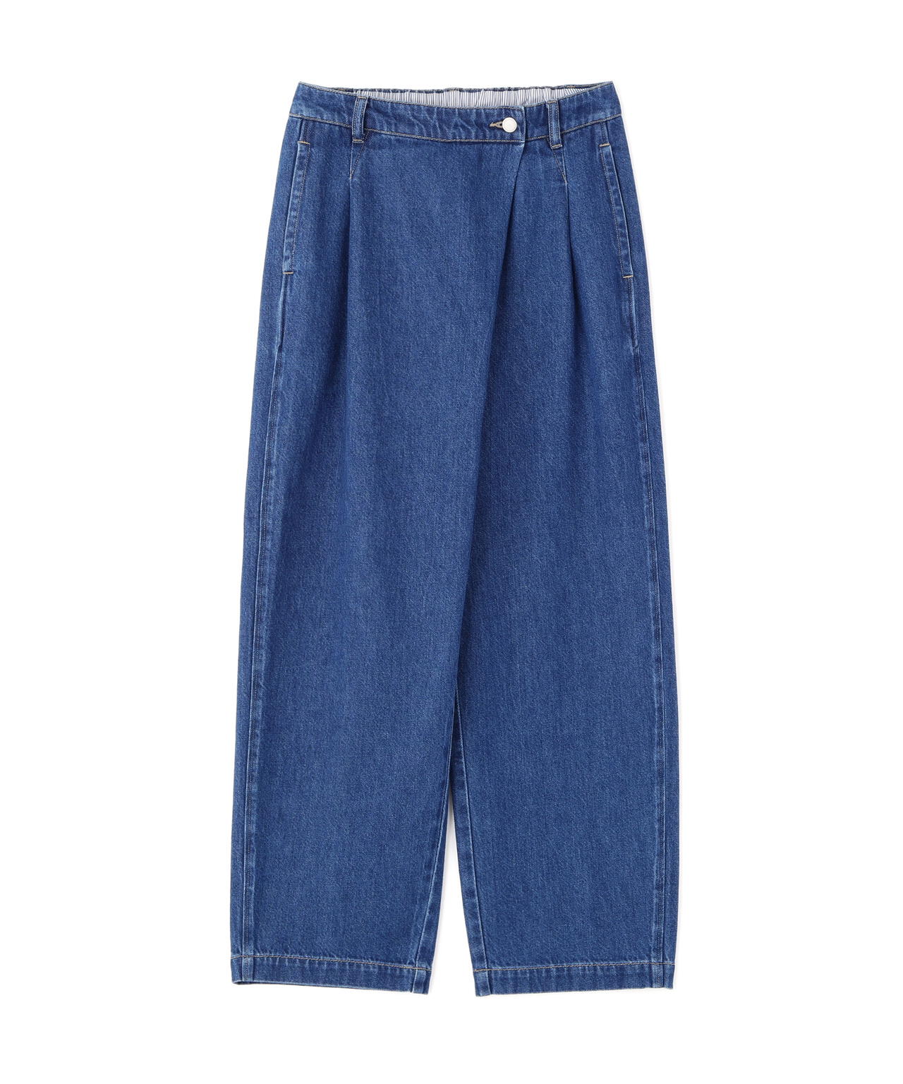 ソフトデニムバレルパンツ