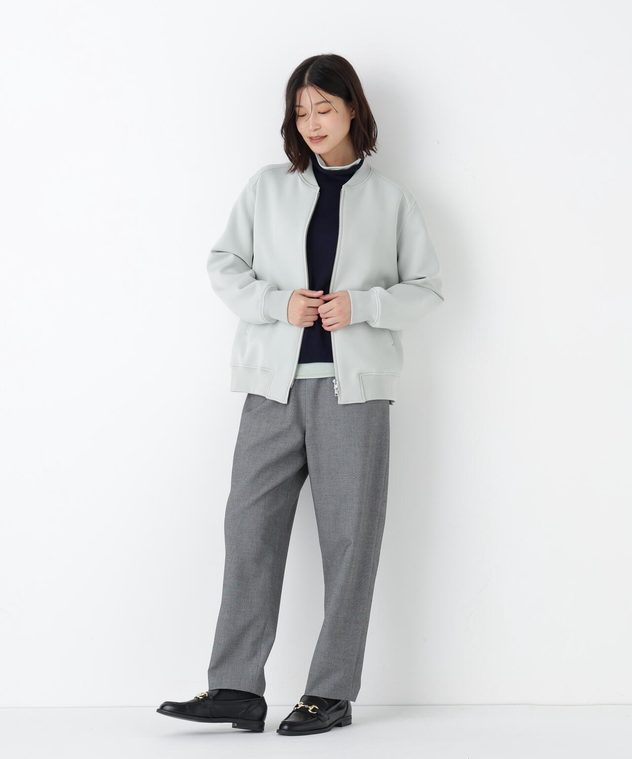 《機能性ストレッチ素材》2wayストレッチテーパードパンツ