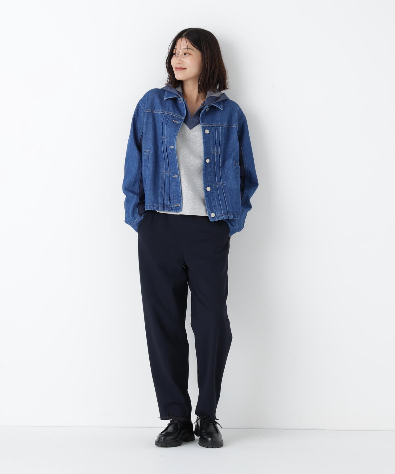 《機能性ストレッチ素材》2wayストレッチテーパードパンツ