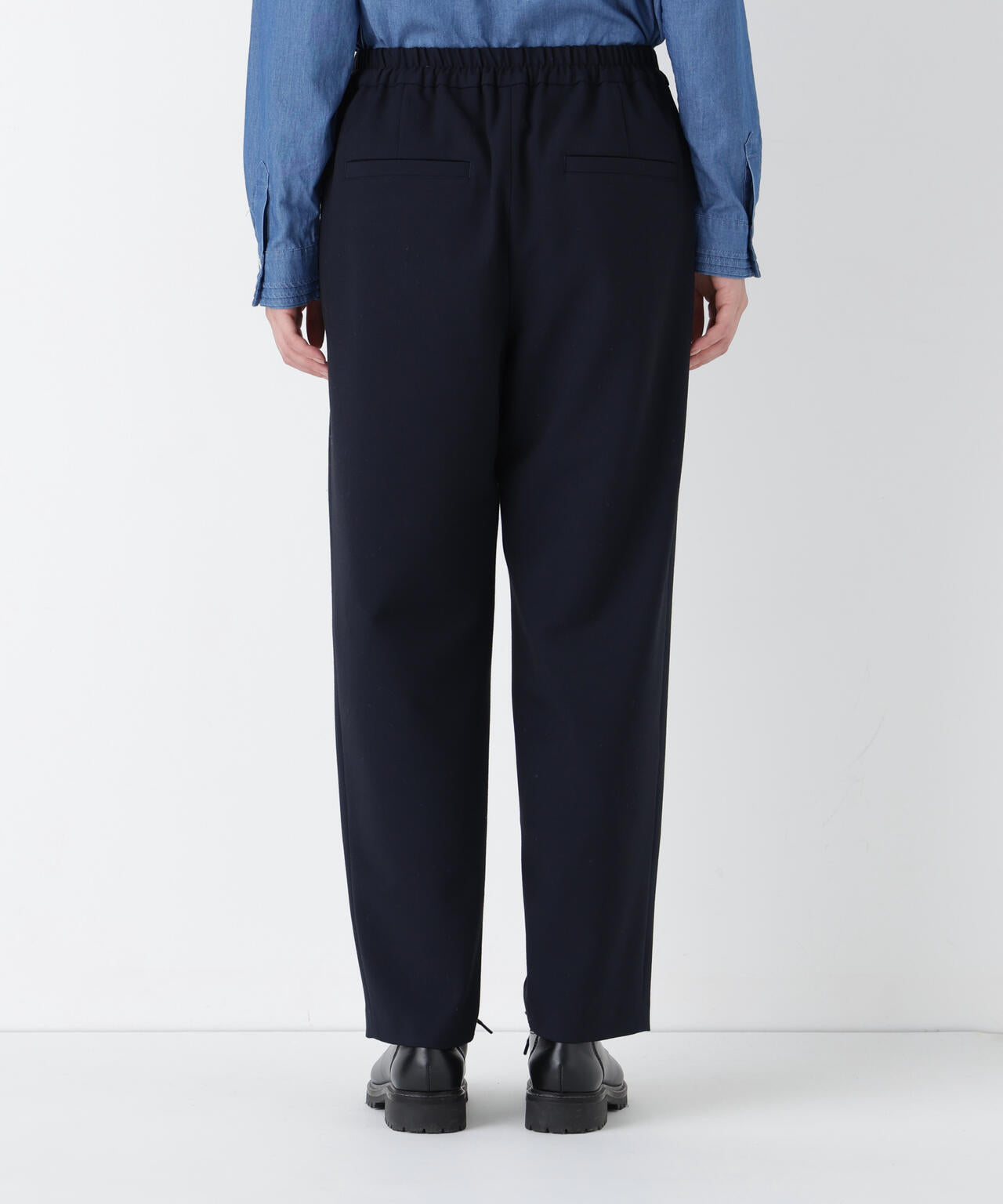 《機能性ストレッチ素材》2wayストレッチテーパードパンツ