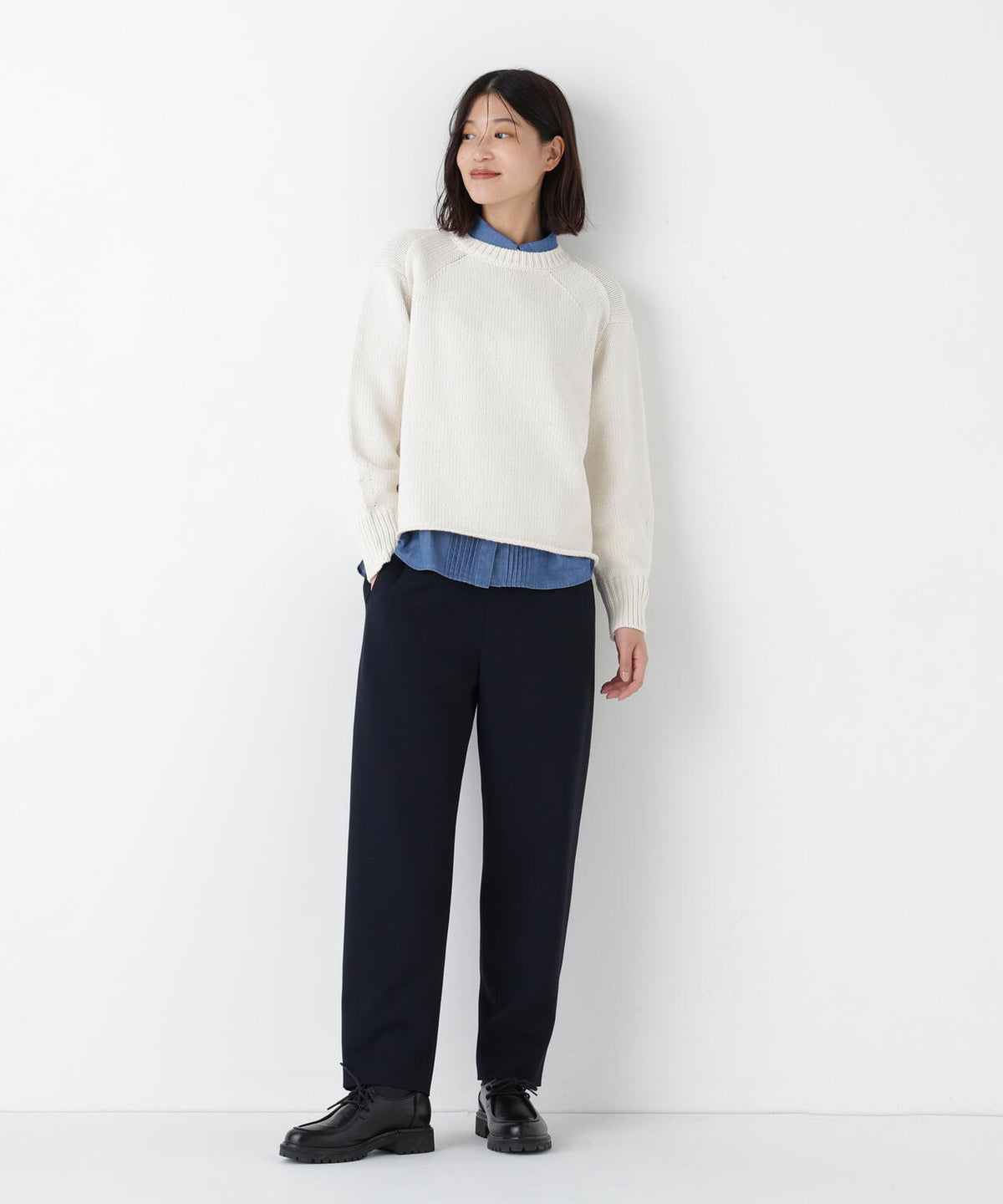 《機能性ストレッチ素材》2wayストレッチテーパードパンツ