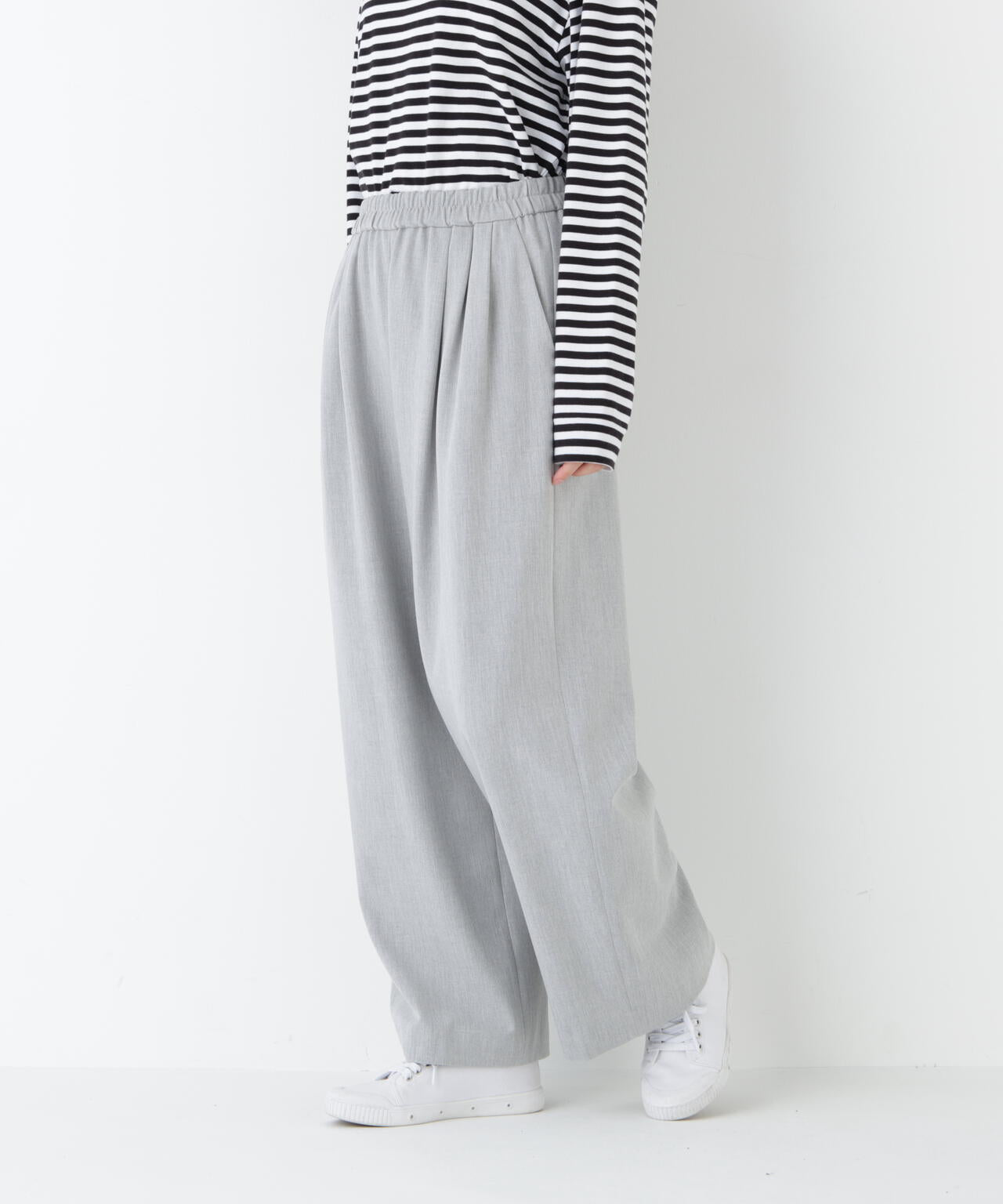 裏起毛ワイドパンツ