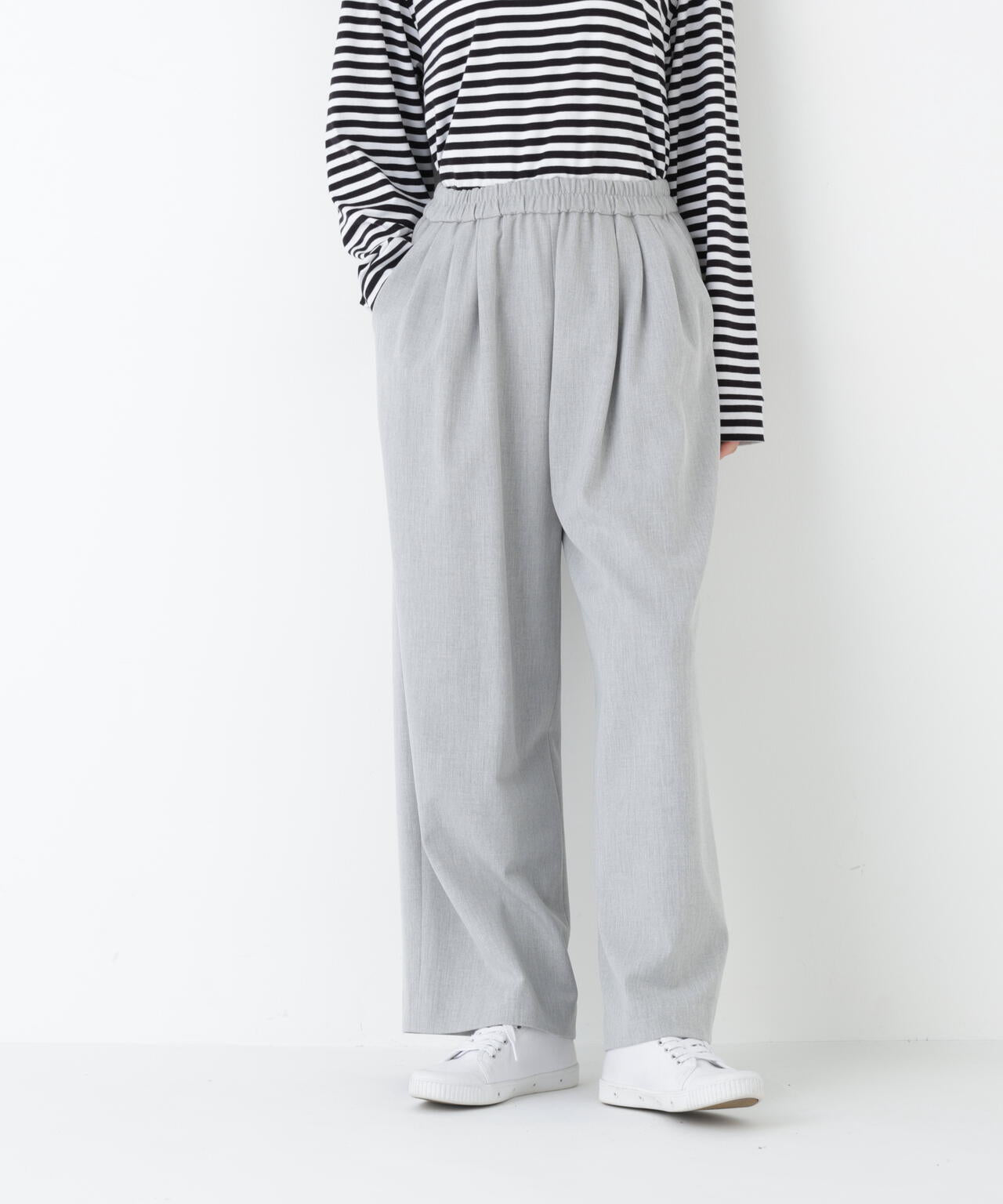 裏起毛ワイドパンツ