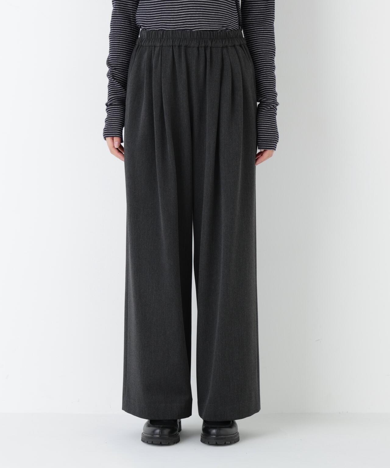 裏起毛ワイドパンツ