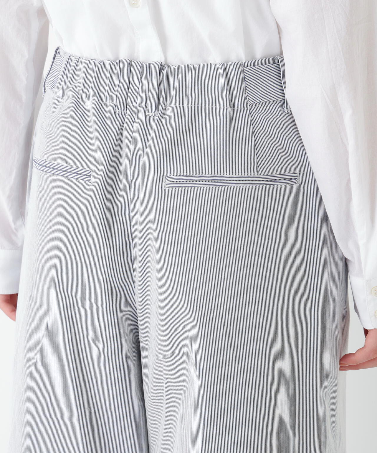 《定番 / マルチサイズ /洗える》コードストレッチガウチョパンツ