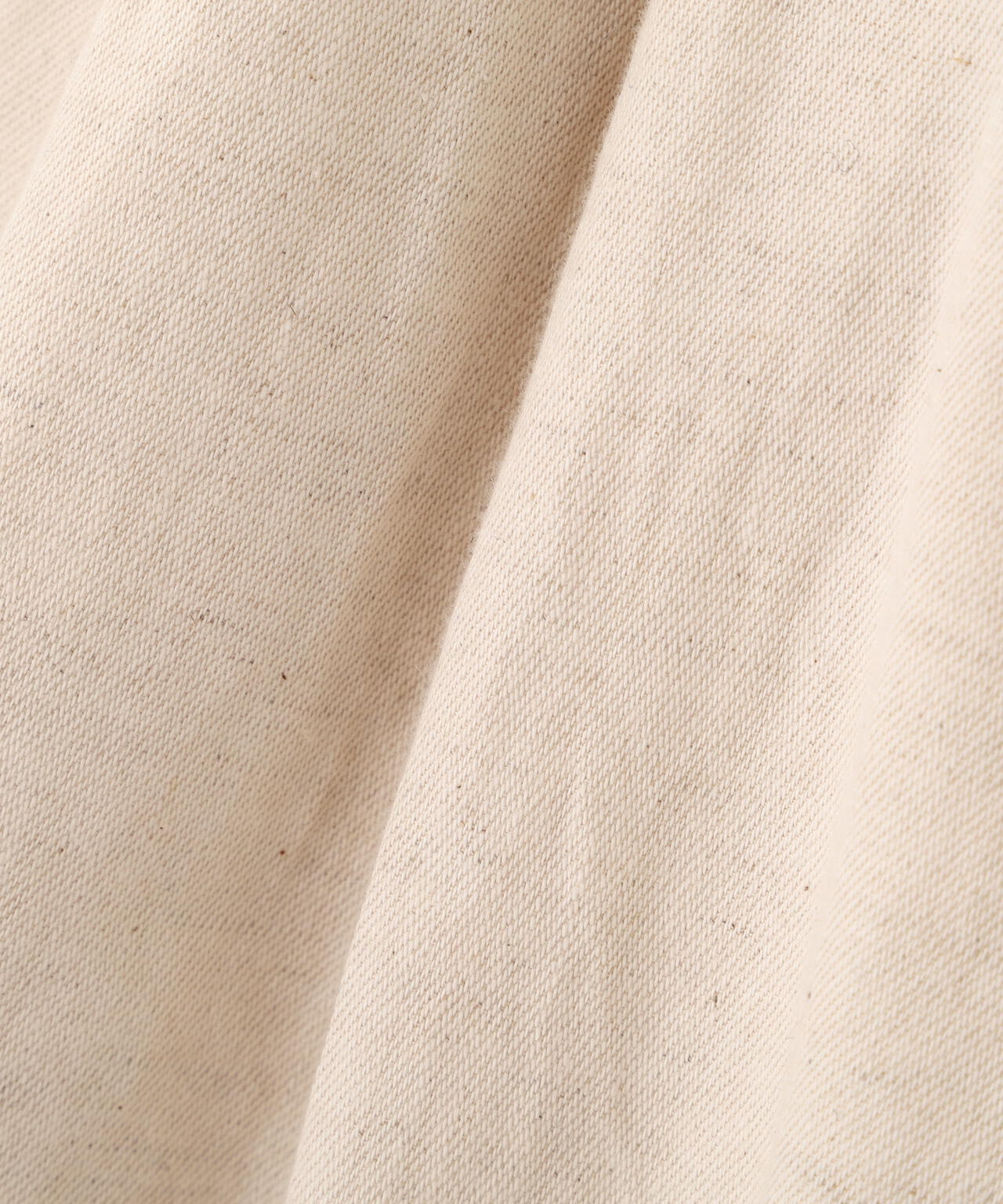 《洗える》綿麻ライトオンスデニムワイドパンツ