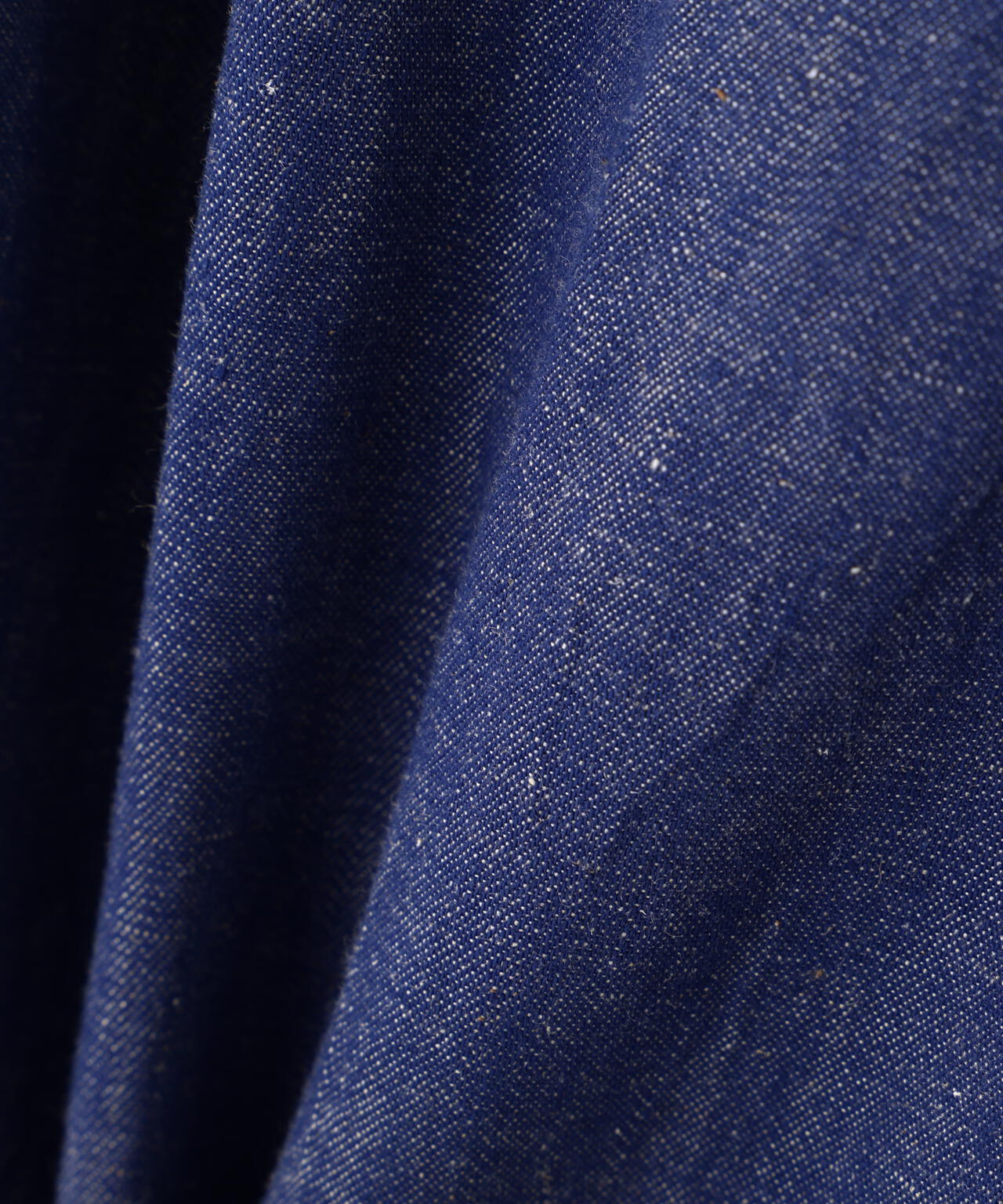 《洗える》綿麻ライトオンスデニムワイドパンツ